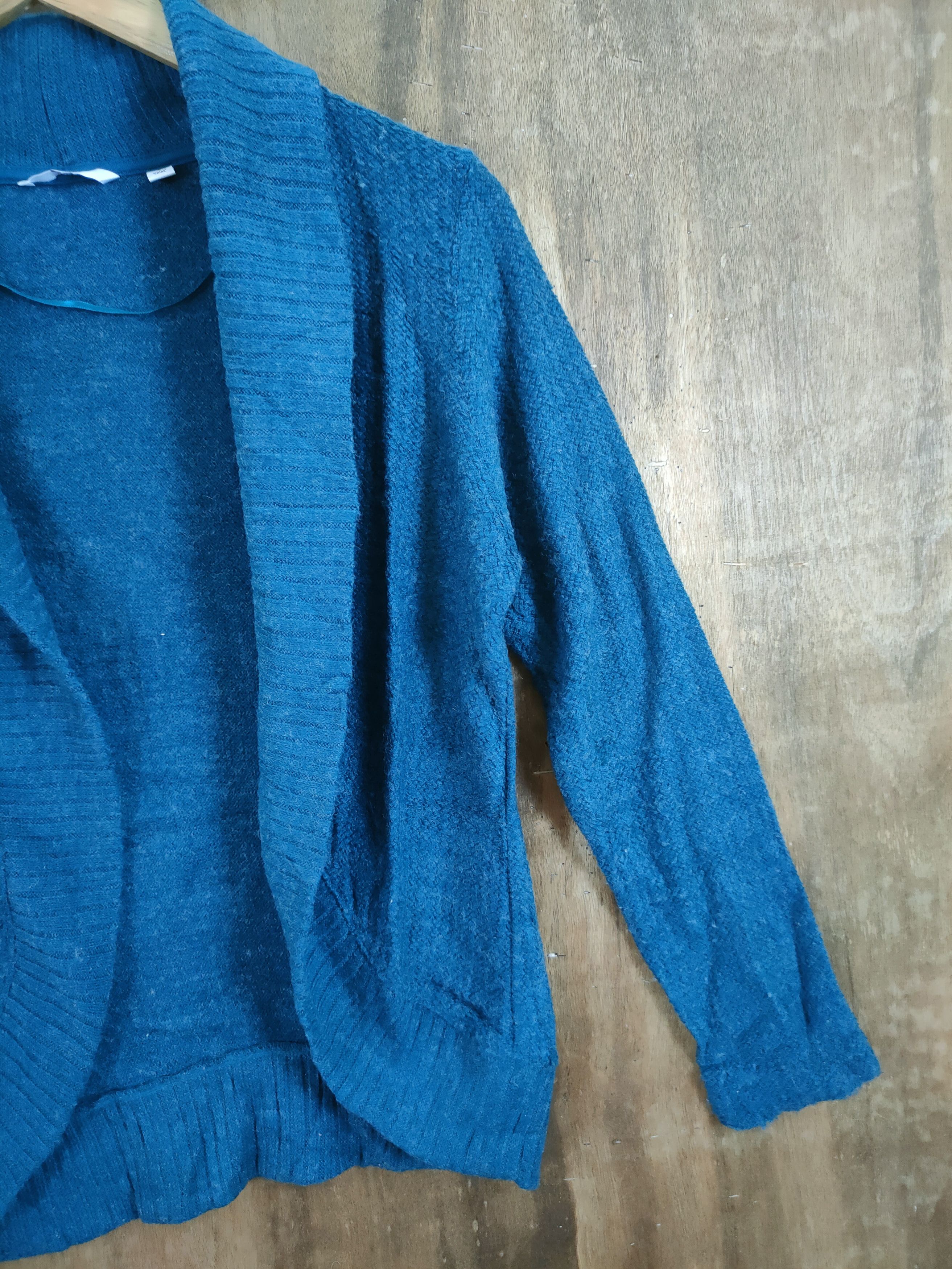 Japanese Brand Uniqlo blue vintage cardigan knitwear #6168 Size M / US 6-8 / IT 42-44 - 3 Thumbnail