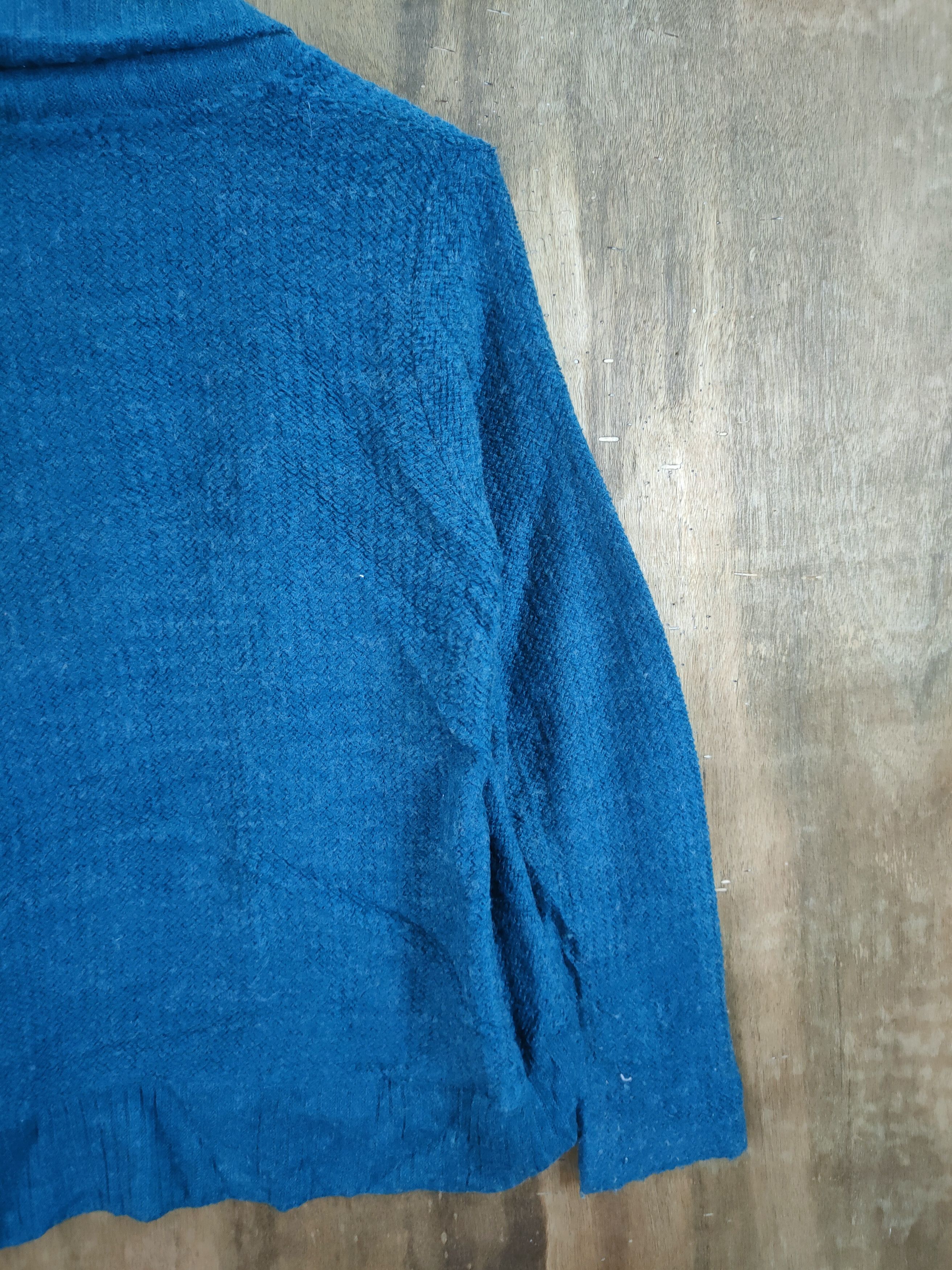 Japanese Brand Uniqlo blue vintage cardigan knitwear #6168 Size M / US 6-8 / IT 42-44 - 8 Thumbnail