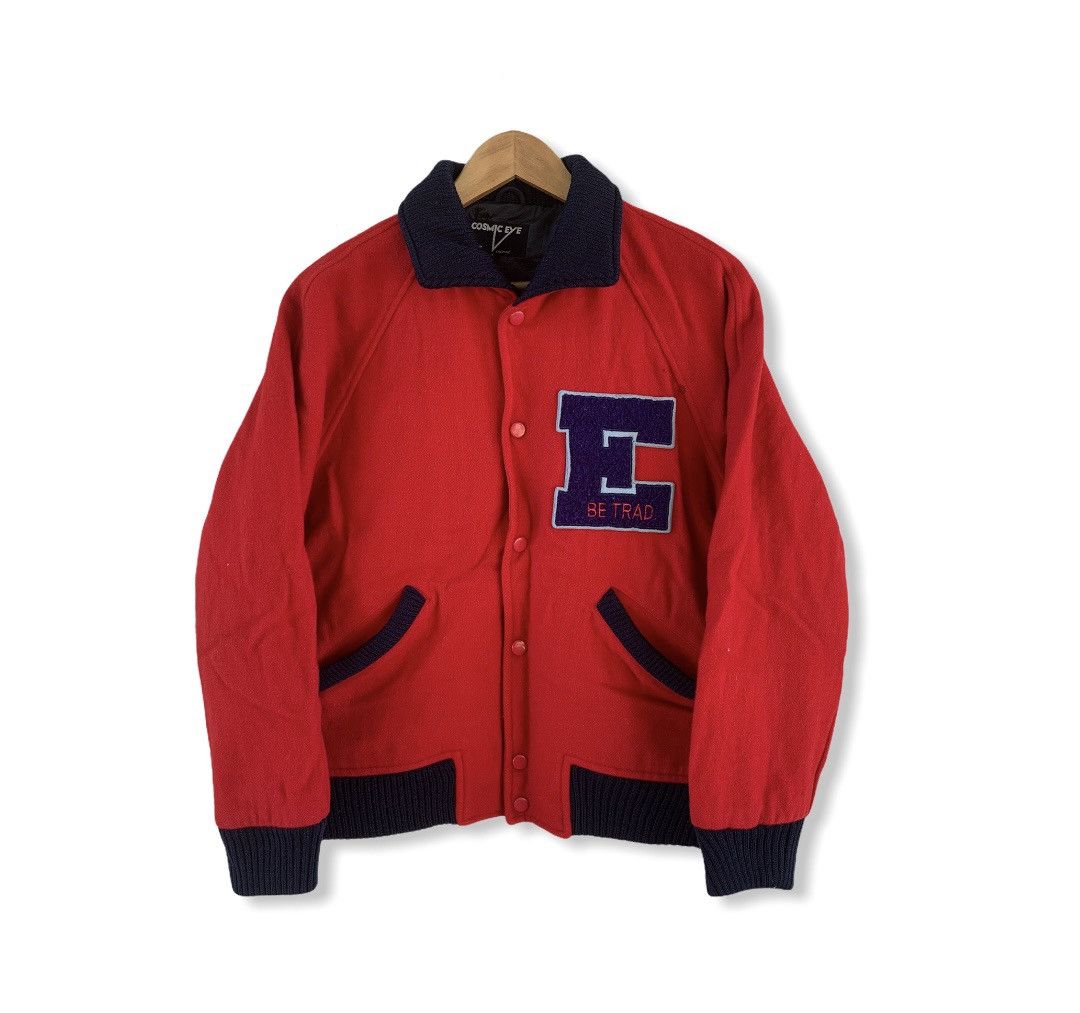 Japanese Brand JapaneseBrand Letterman Cosmic Eye wool Varsity Jacket Size US M / EU 48-50 / 2 - 1 Thumbnail
