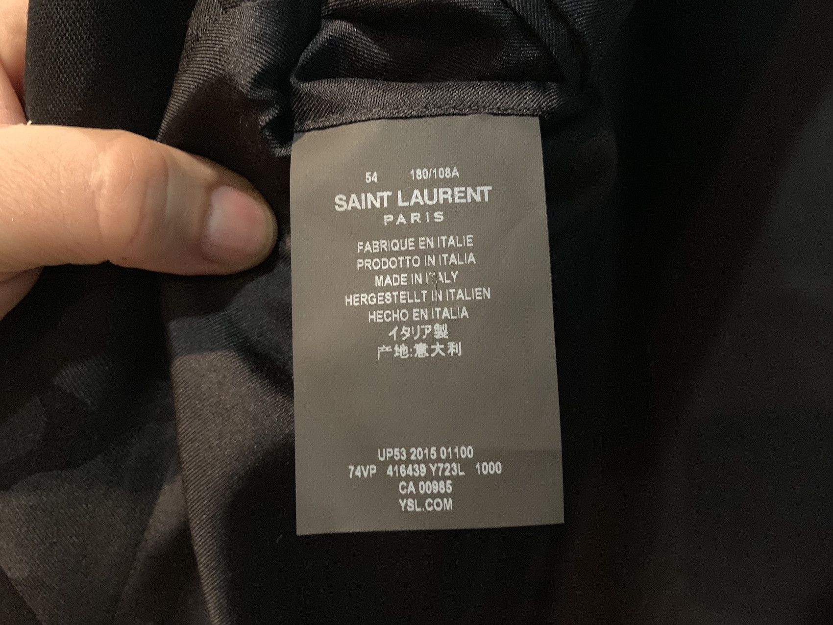 Hedi Slimane × Saint Laurent Paris FINAL DROP / SS'16 Blazer Camo Print Size 40R - 4 Thumbnail