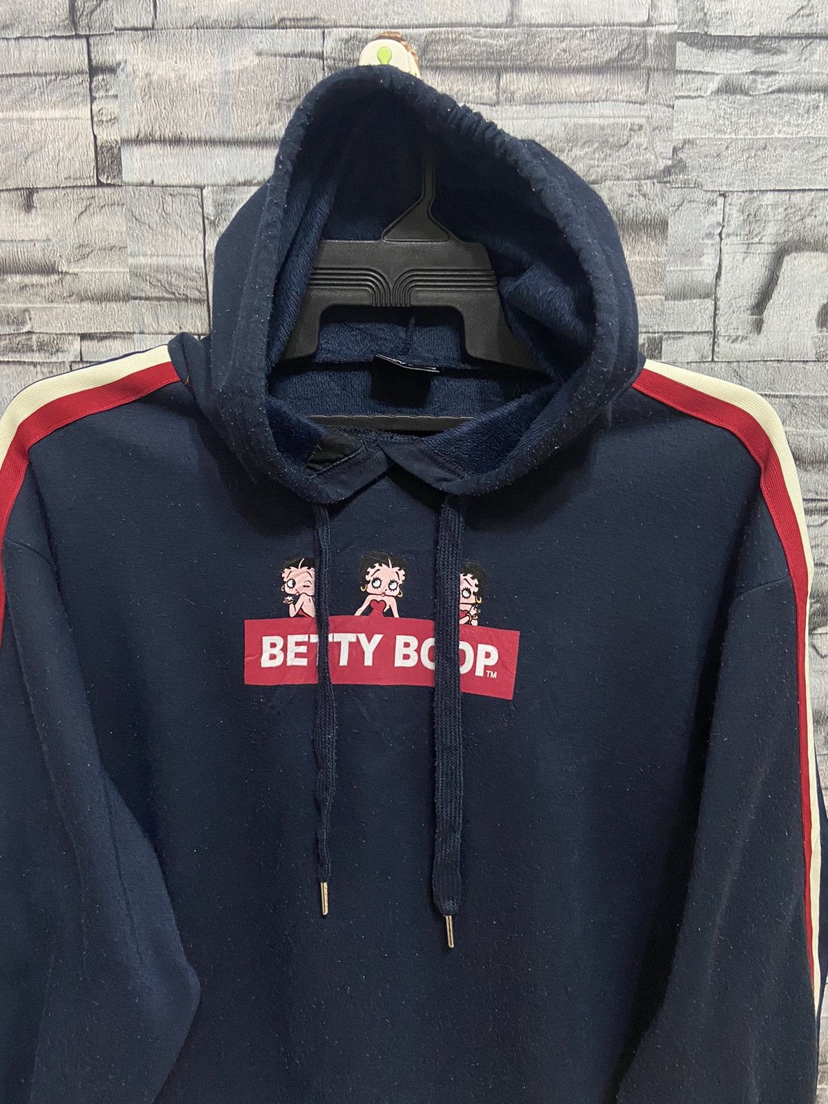 Cartoon Network Betty Boop X Strange Heaven hoodie stripe box design Size US M / EU 48-50 / 2 - 3 Thumbnail