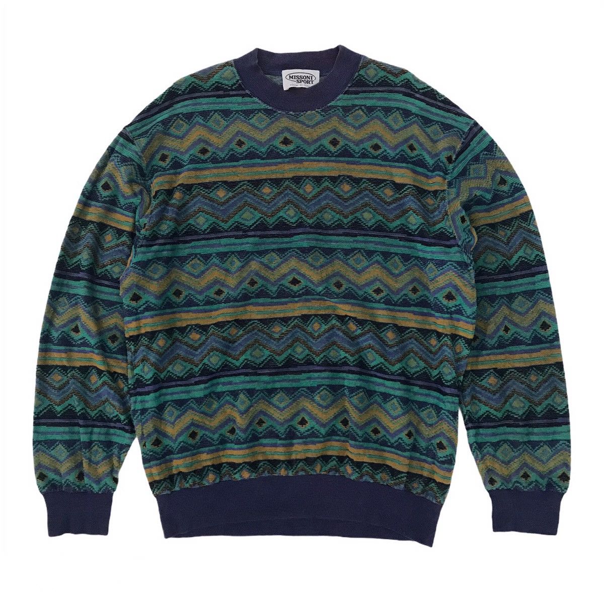 image of Missoni Sport Cozy Printed Sweater/sweatshirt Jumper, Men's (Size Small)