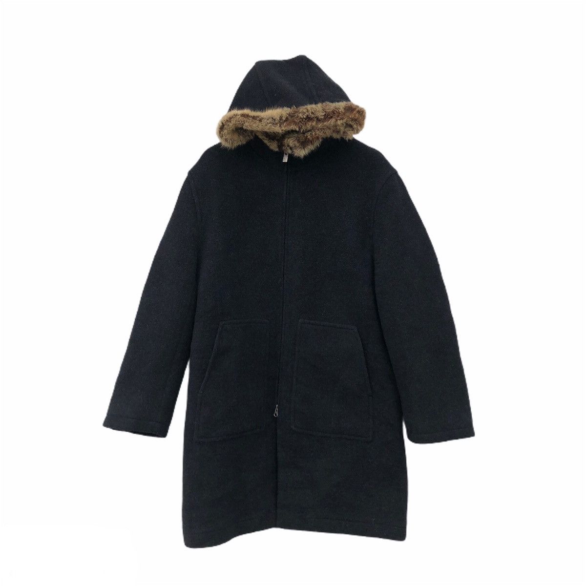 PPFM MOHAIR LONG JACKET PPFM MINK FUR HOODIE Size US M / EU 48-50 / 2 - 1 Thumbnail