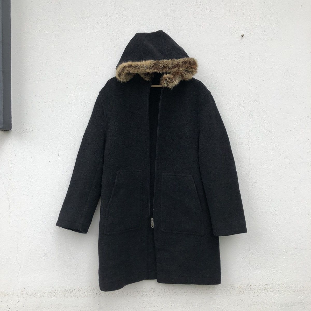 PPFM MOHAIR LONG JACKET PPFM MINK FUR HOODIE Size US M / EU 48-50 / 2 - 6 Thumbnail