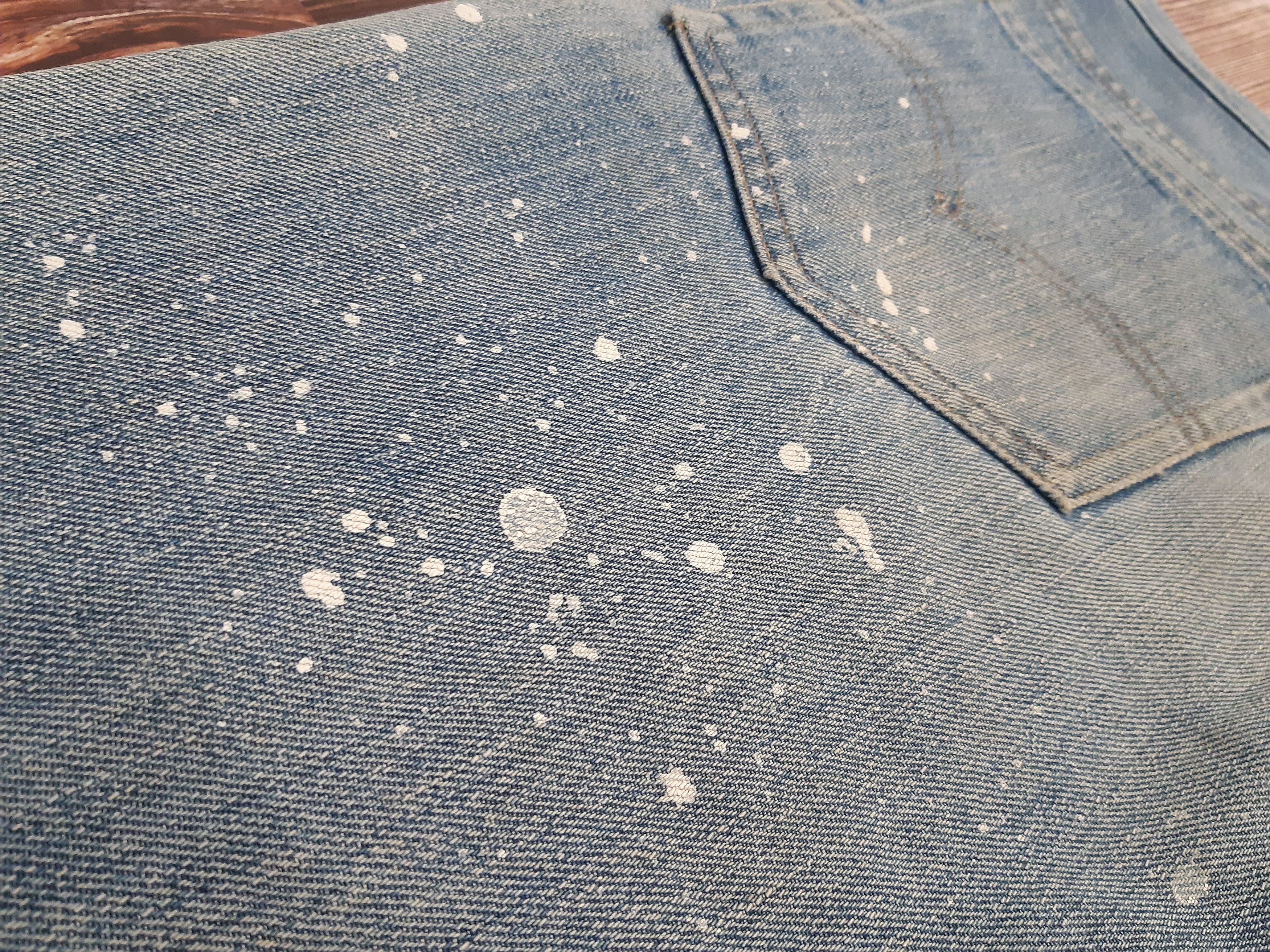 Levi's Levis 517 Jeans Bootcut USA TALON Paint Splatter Vintage Size US 32 / EU 48 - 13 Thumbnail