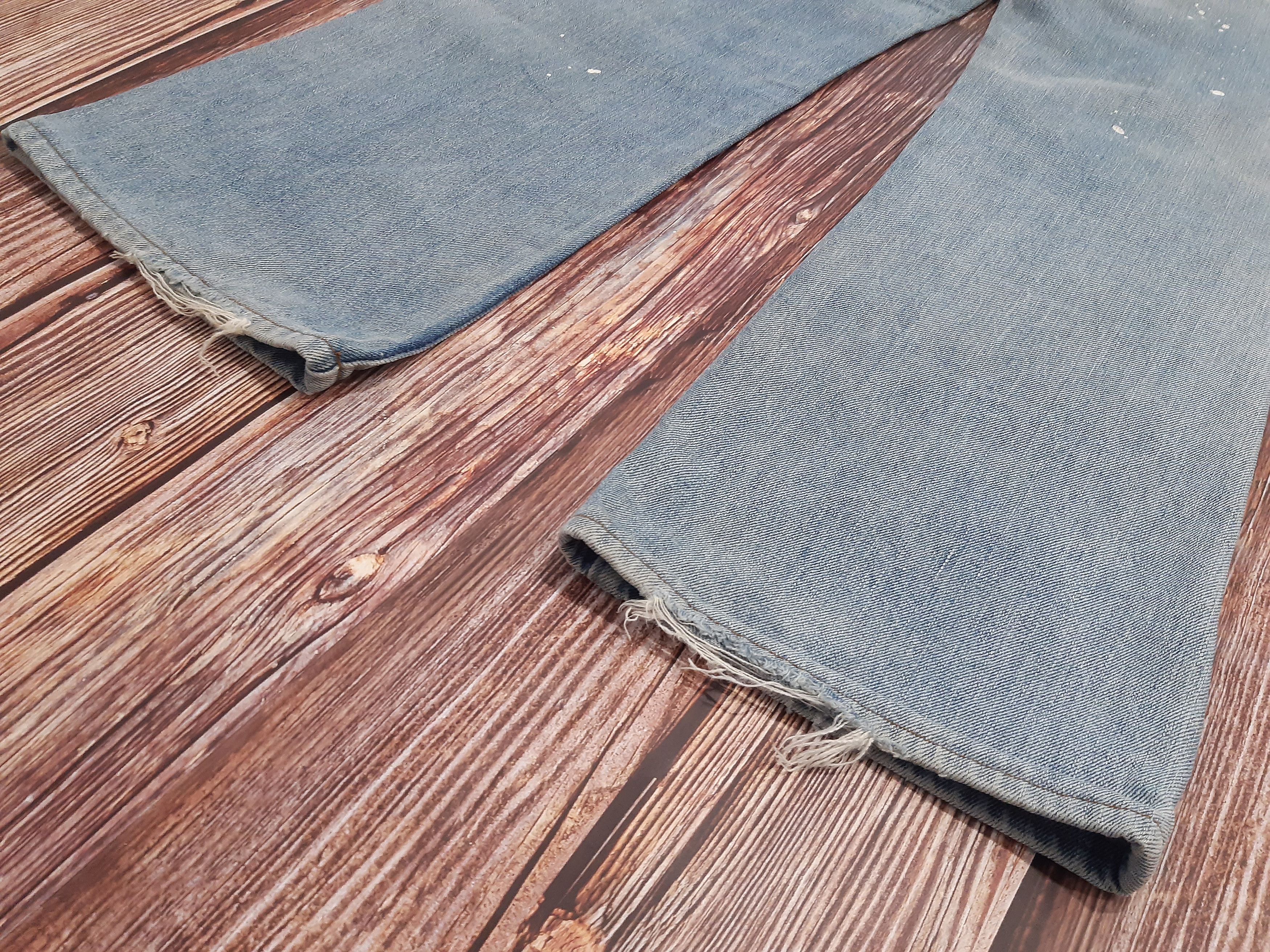 Levi's Levis 517 Jeans Bootcut USA TALON Paint Splatter Vintage Size US 32 / EU 48 - 10 Thumbnail