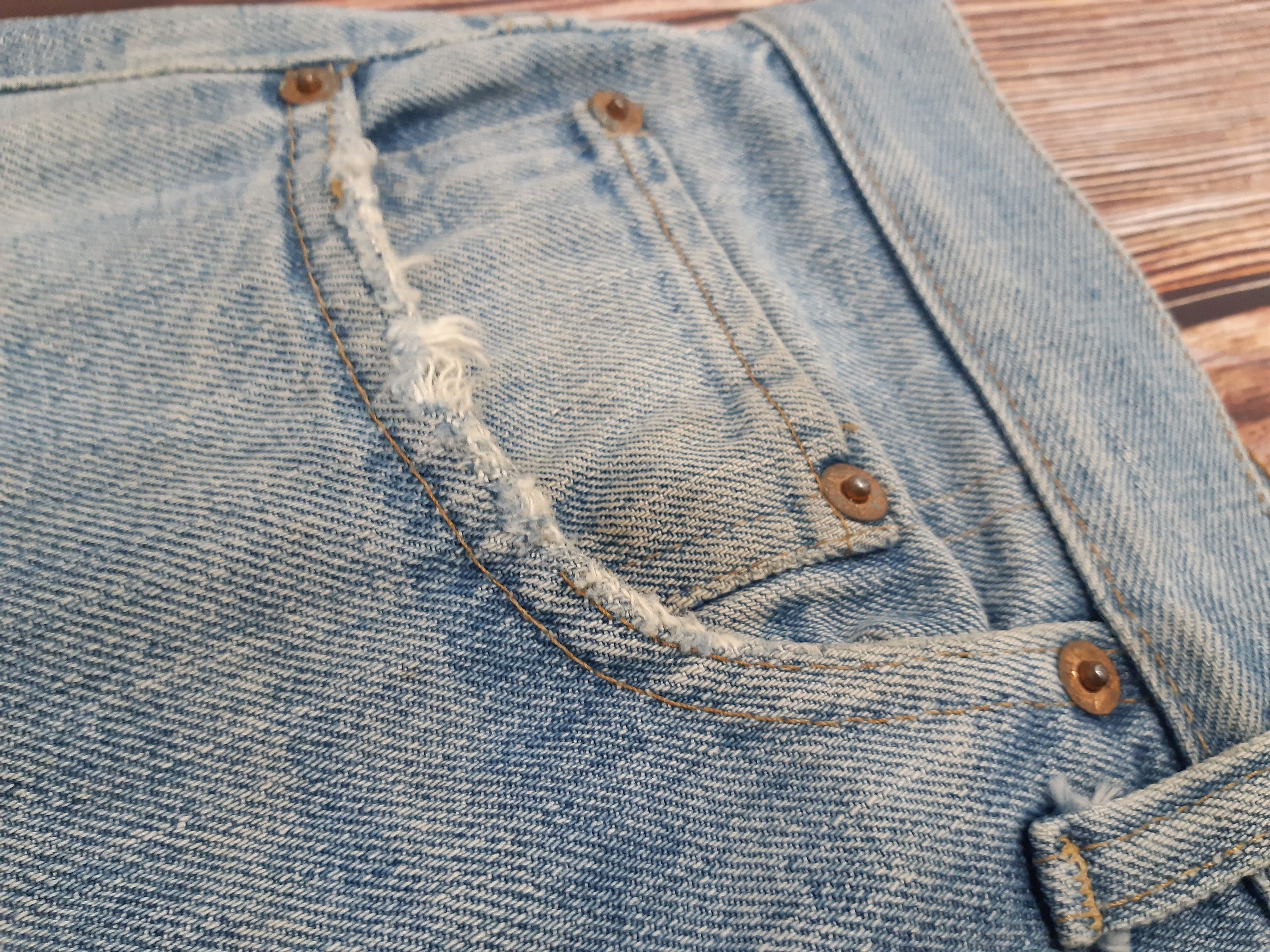 Levi's Levis 517 Jeans Bootcut USA TALON Paint Splatter Vintage Size US 32 / EU 48 - 5 Thumbnail