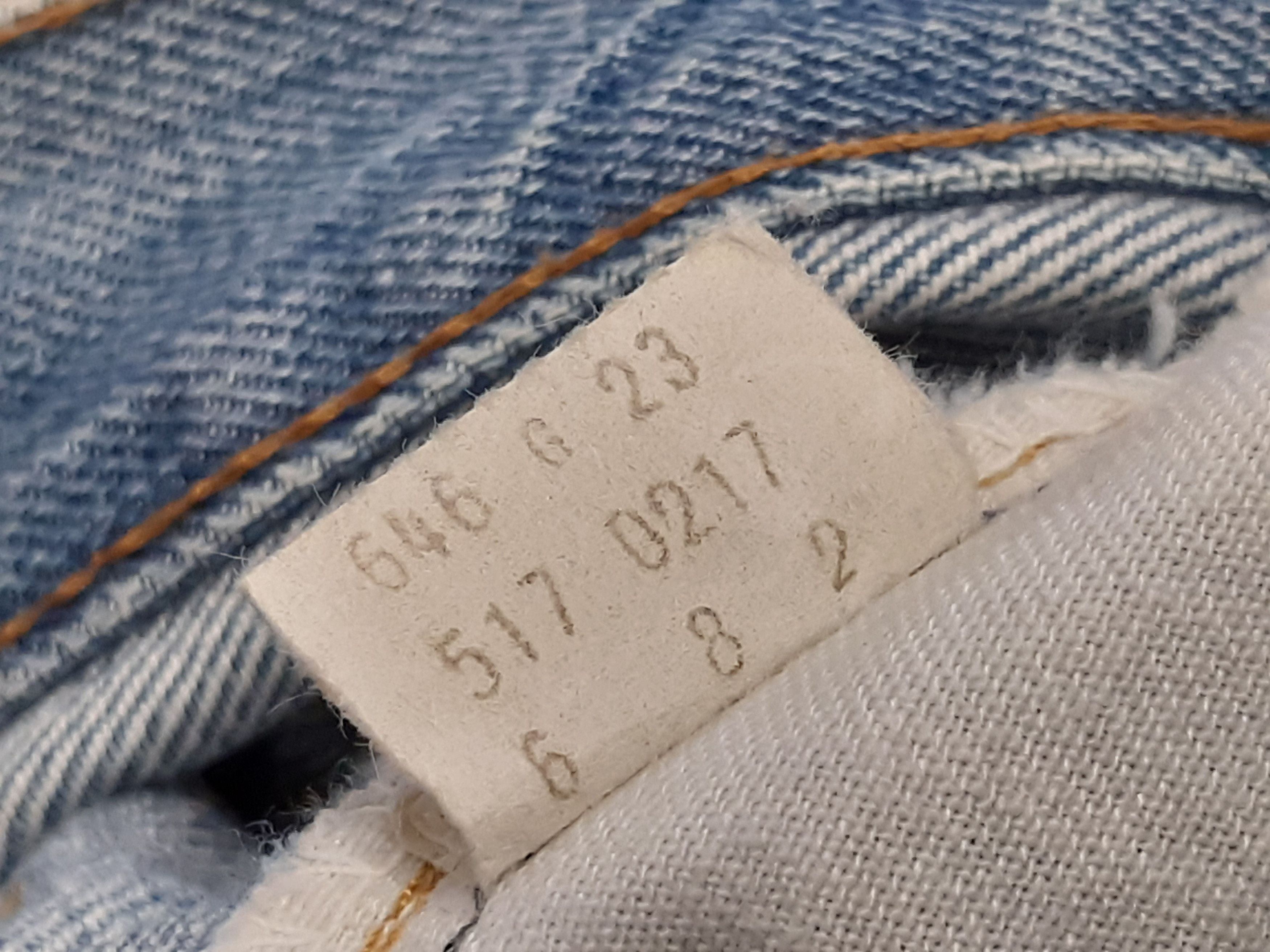 Levi's Levis 517 Jeans Bootcut USA TALON Paint Splatter Vintage Size US 32 / EU 48 - 7 Thumbnail
