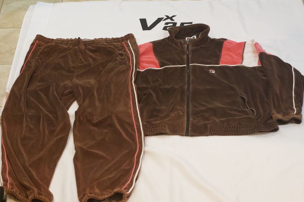 Fila Velour Tracksuit 