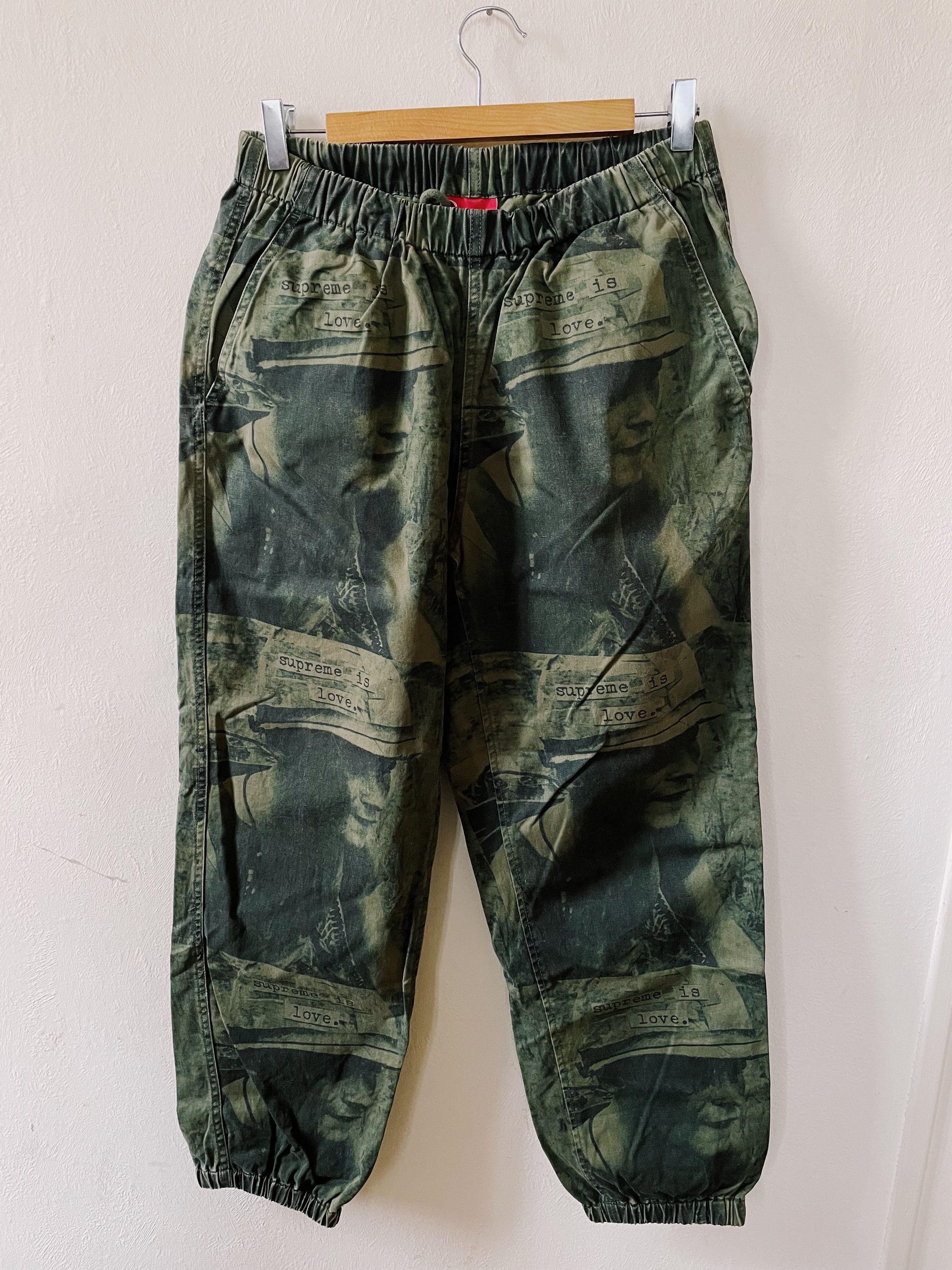 Supreme Supreme Is Love Skate Pant Olive | Grailed