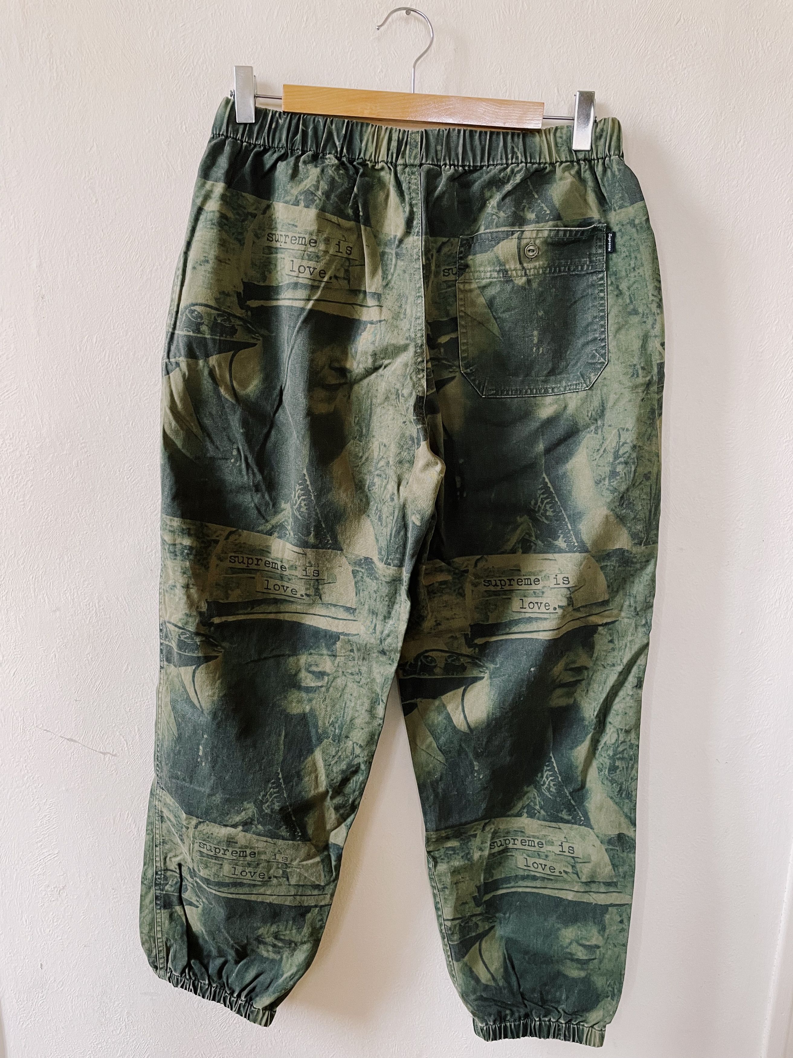 Supreme Supreme Is Love Skate Pant Olive | Grailed