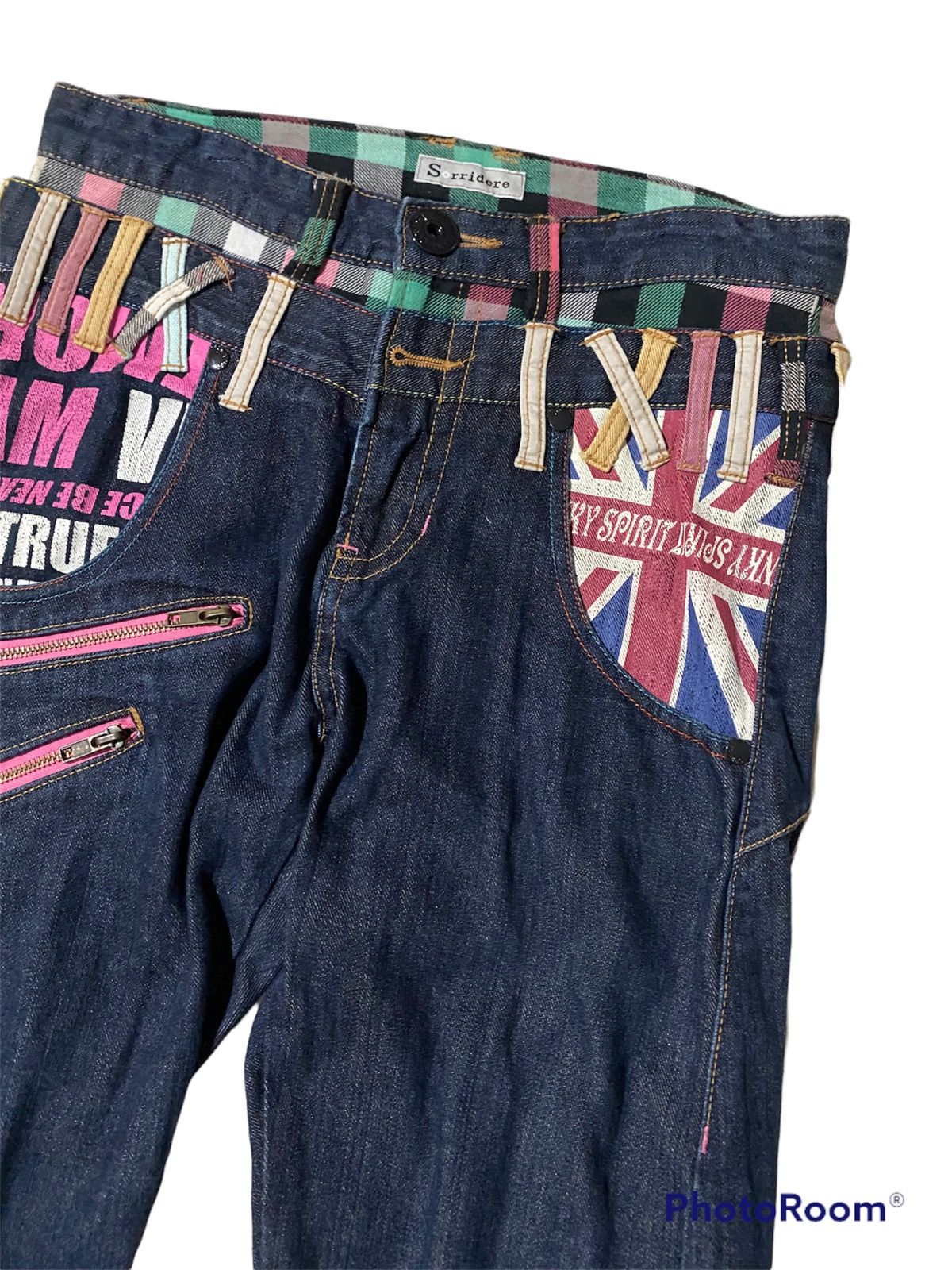 Hysteric Glamour × Japanese Brand Vintage Japanese Brand Double Waist Denim Size US 30 / EU 46 - 6 Thumbnail