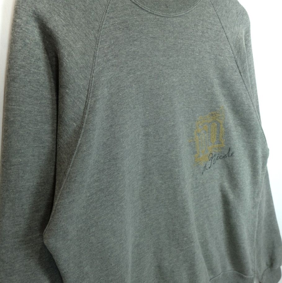 Japanese Brand MONSIEUR NICOLE Crewneck Sweatshirts Jumper Rap Hip Hop Size US M / EU 48-50 / 2 - 6 Thumbnail