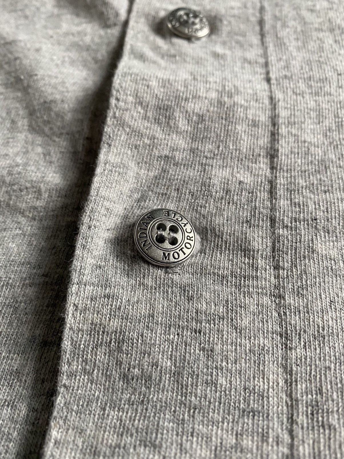 Indian Motorcycle × Vintage Vintage Indian Motorcycles Button Up Shirt Fits Large Grey Size US L / EU 52-54 / 3 - 12 Thumbnail