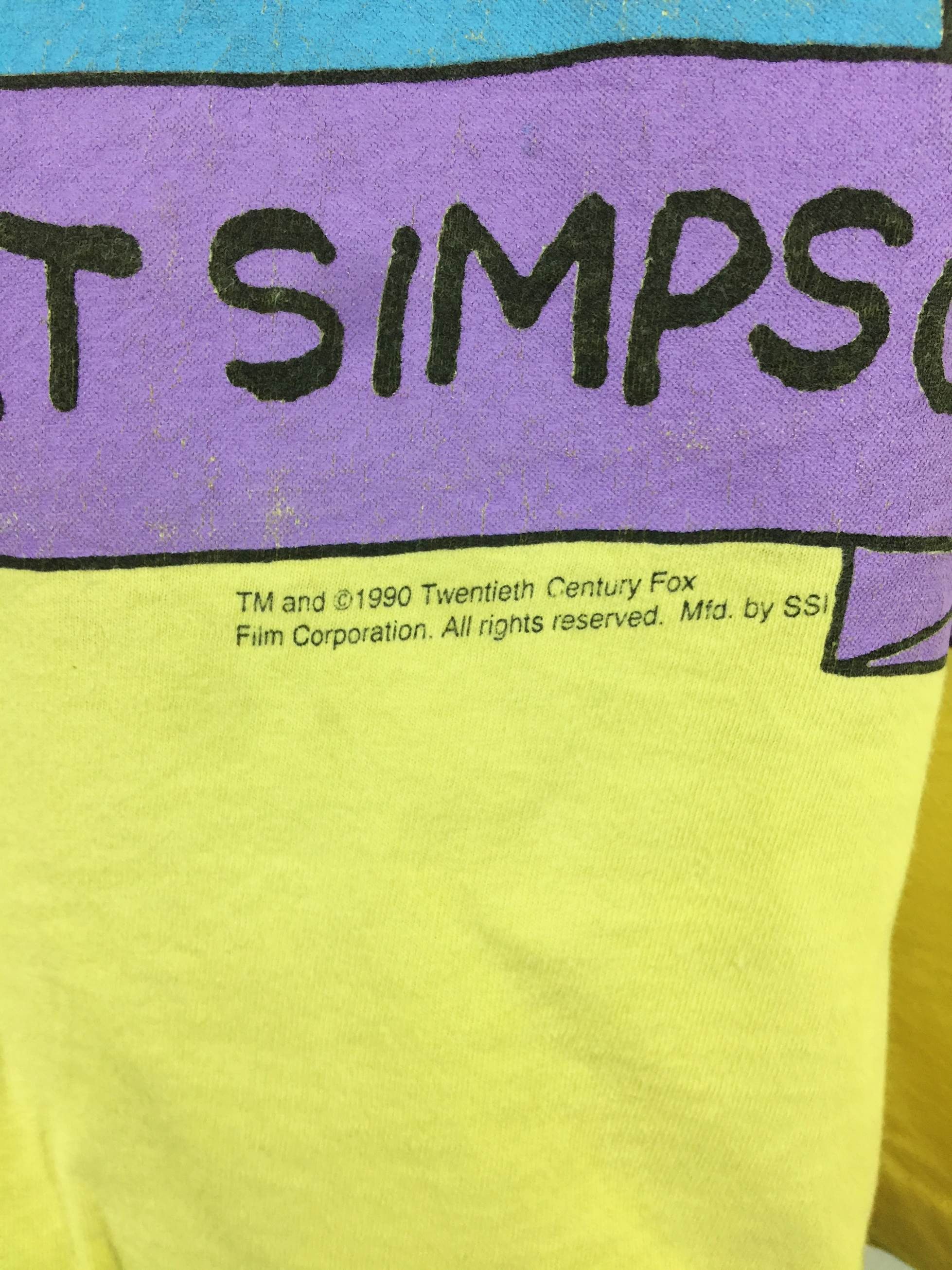 Rap Tees × The Simpsons × Vintage Bart simpson mat groening vintage 90s shirt Size US L / EU 52-54 / 3 - 4 Thumbnail