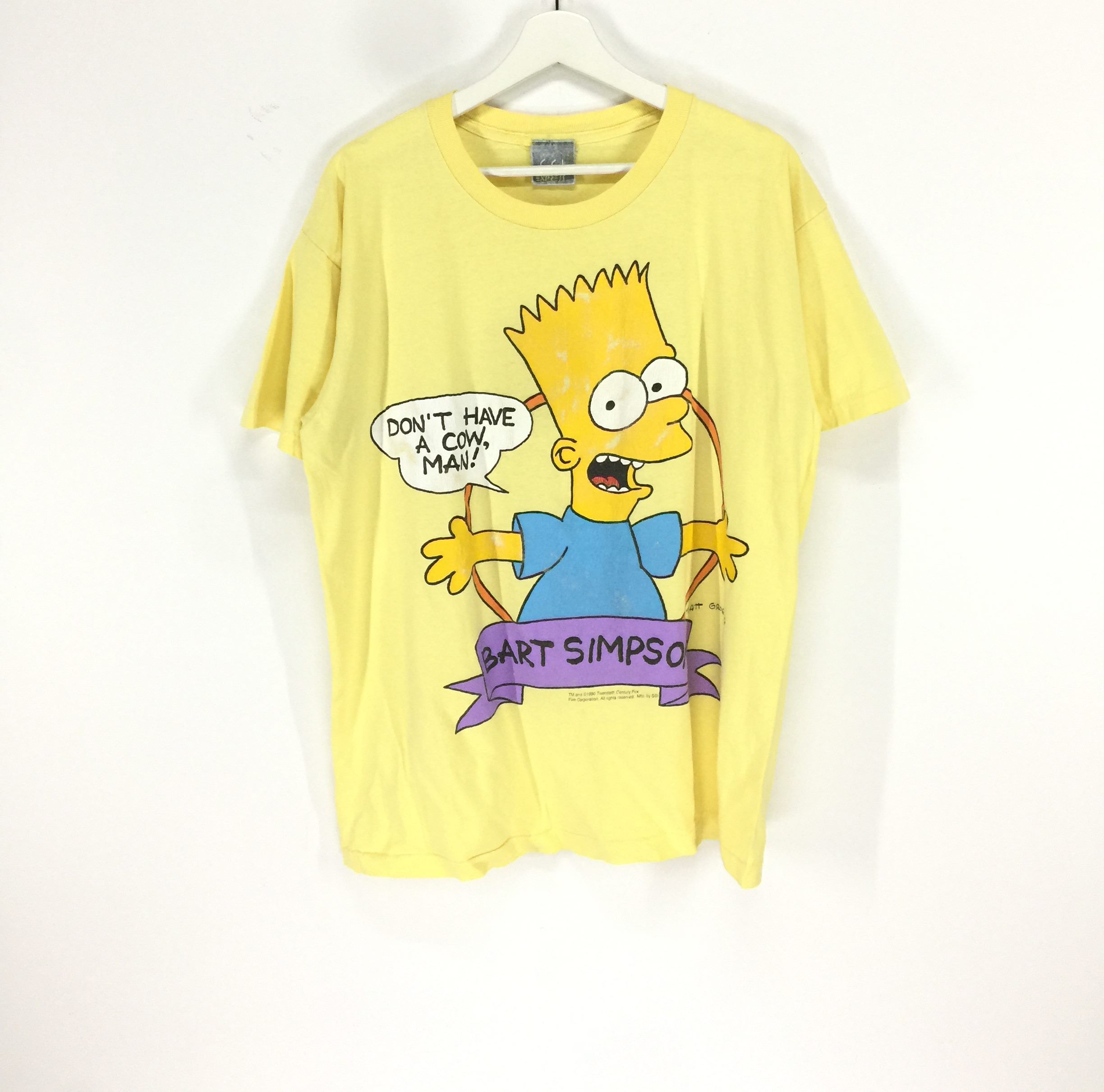 Bart simpson mat groening vintage 90s shirt