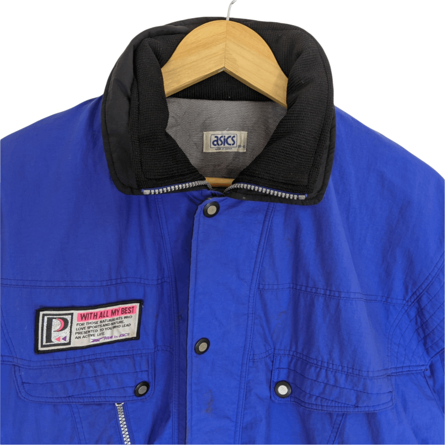 Asics 90's ASICS Skii Flight Jacket Size US XL / EU 56 / 4 - 4 Thumbnail
