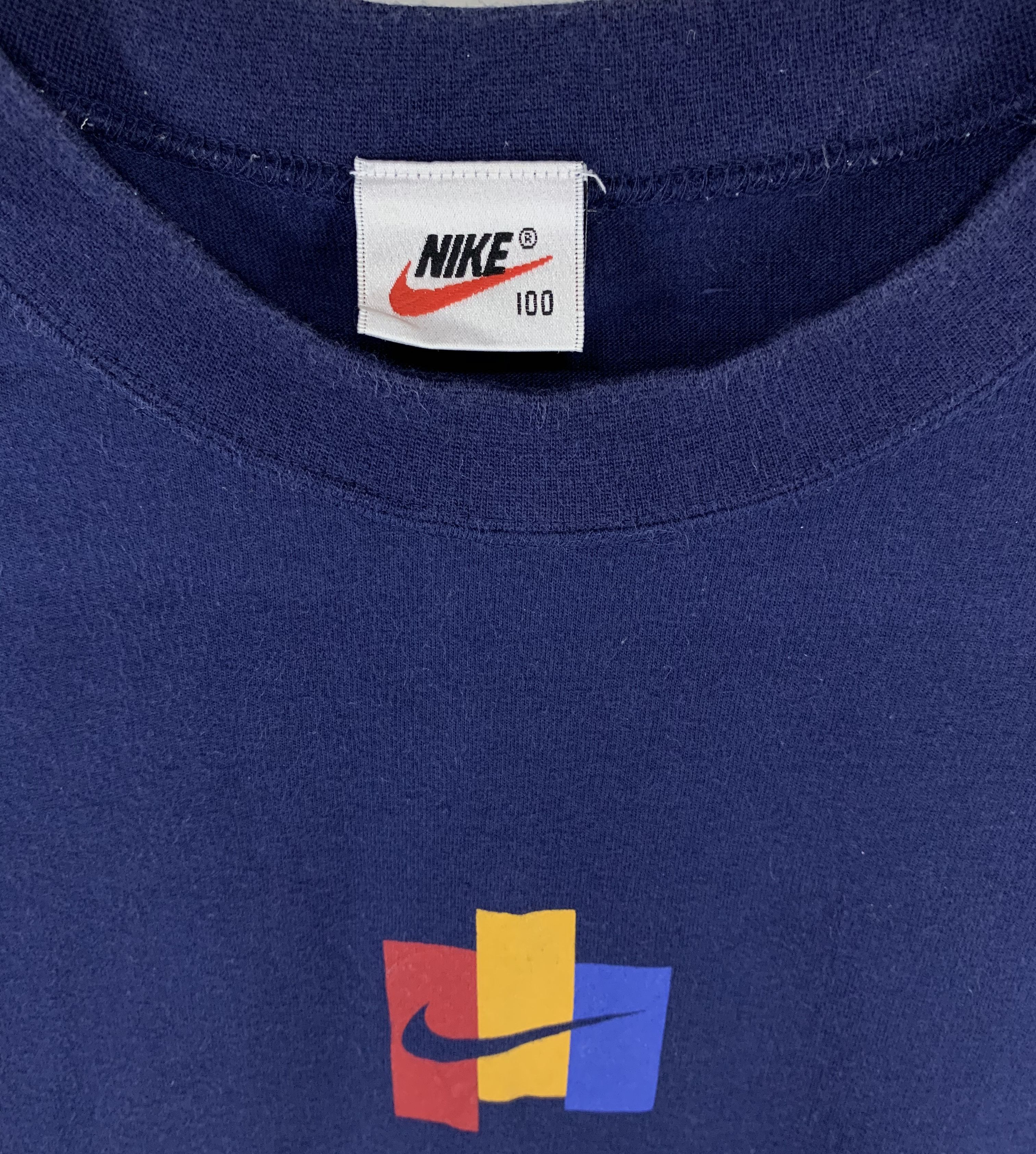 Nike × Vintage Nike center swoosh track and field vintage 90s shirt Size US L / EU 52-54 / 3 - 6 Thumbnail