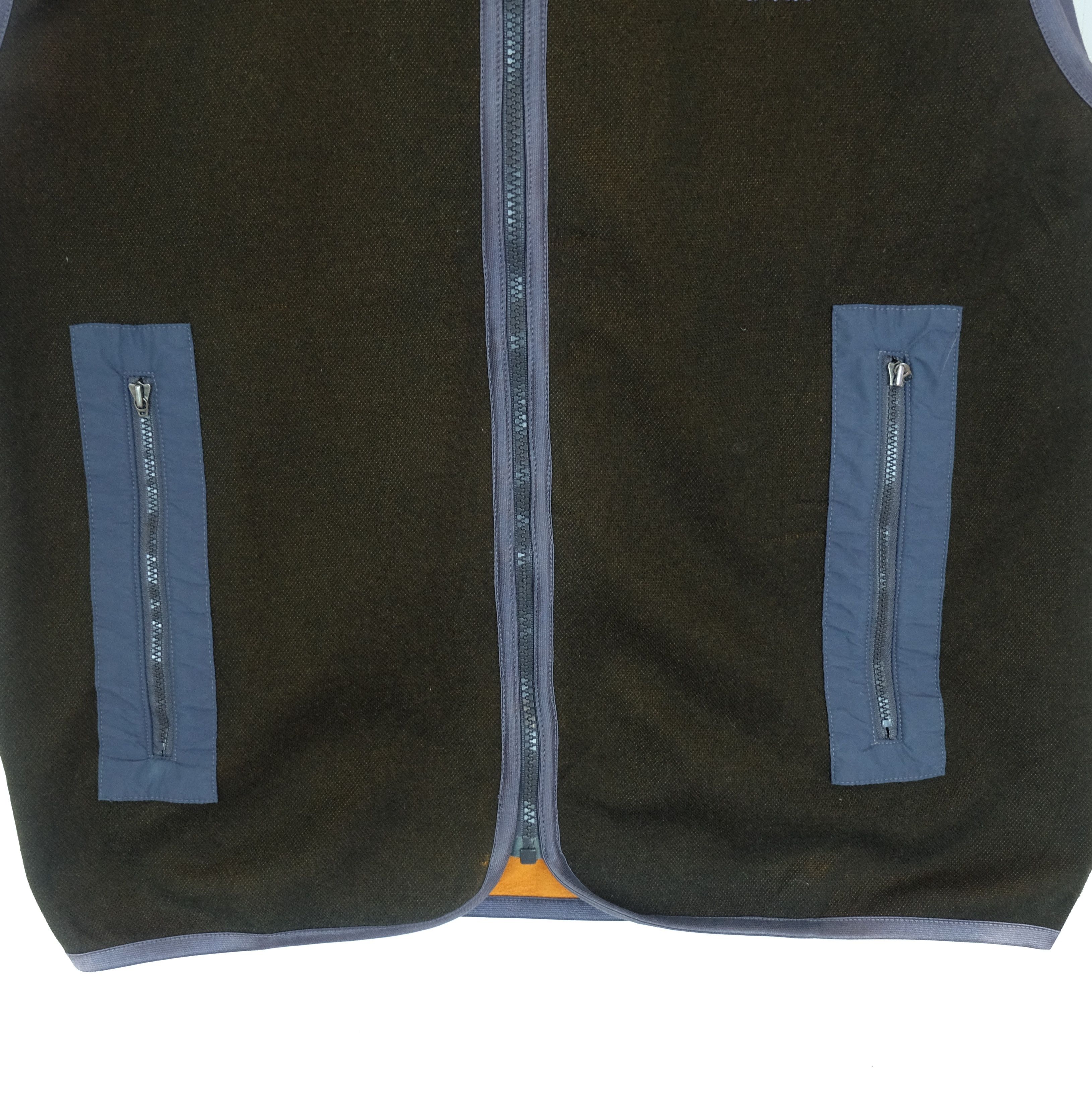 Adidas Vintage 90's ADIDAS Fleece Utility Vest Jacket Size US S / EU 44-46 / 1 - 4 Thumbnail