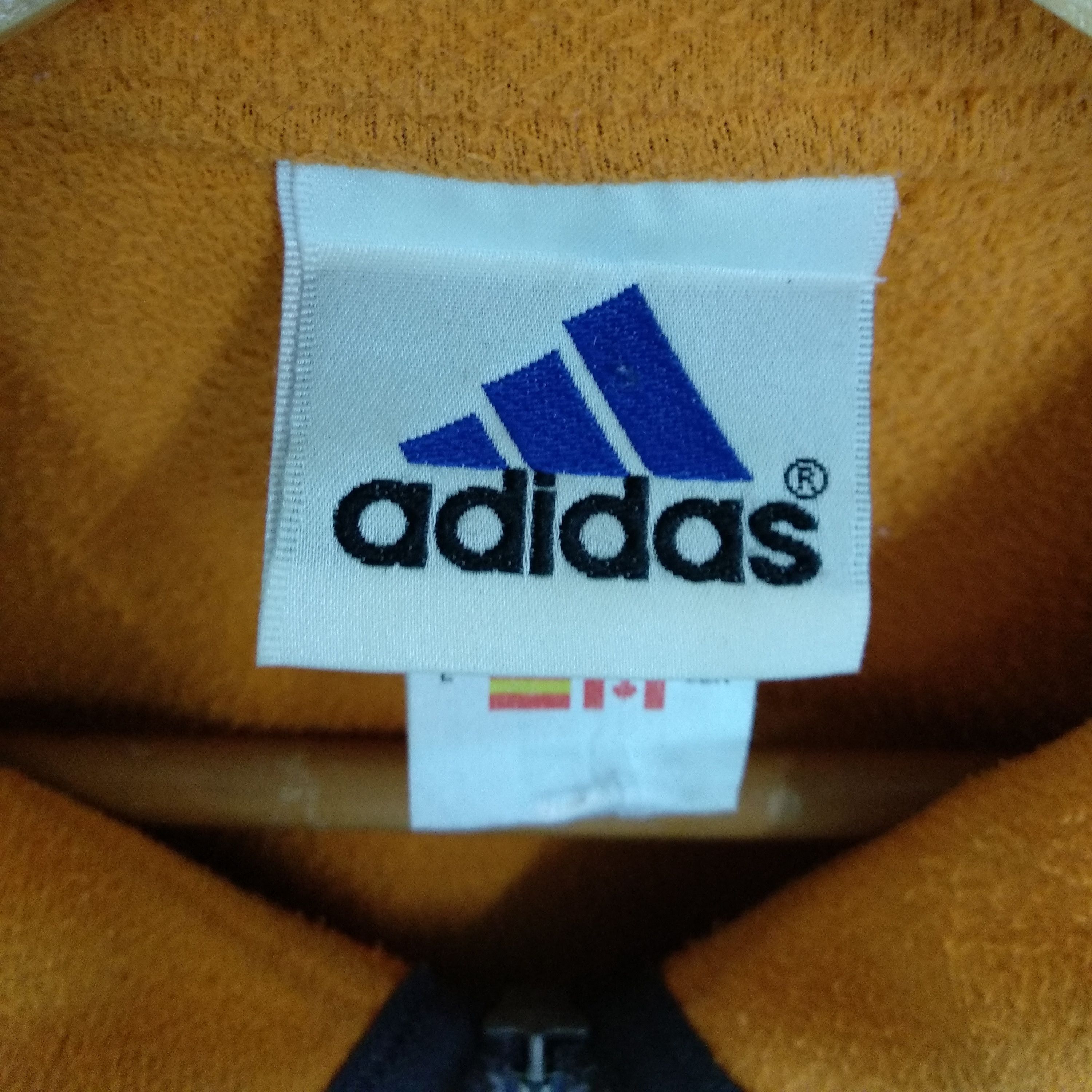 Adidas Vintage 90's ADIDAS Fleece Utility Vest Jacket Size US S / EU 44-46 / 1 - 11 Thumbnail