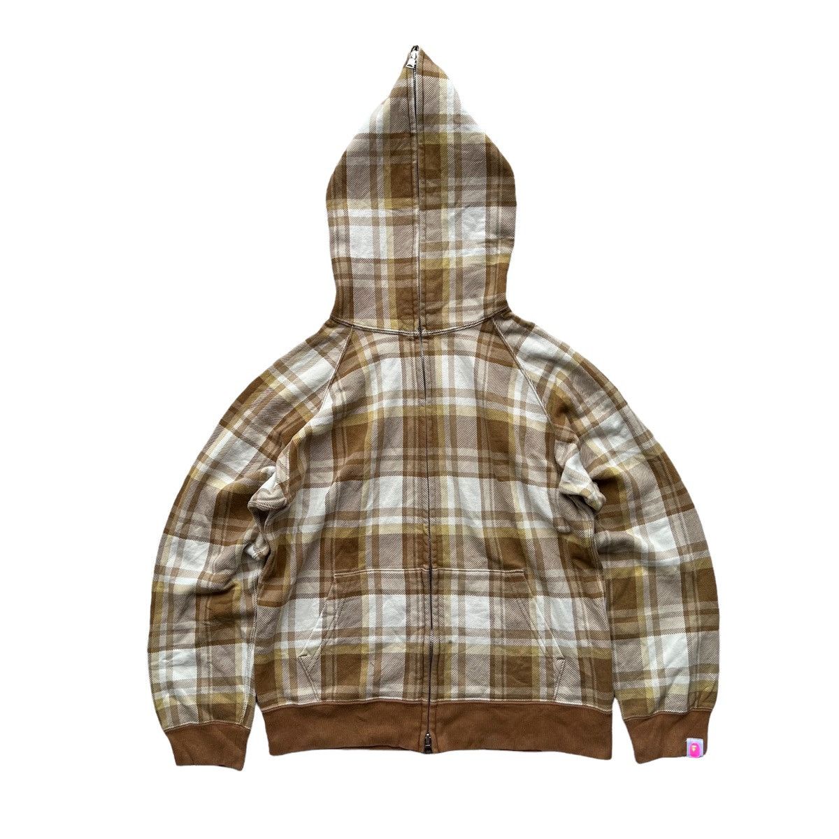 image of Bape Apee A Bathing Ape Full Zip Hoodie in Brown, Men's (Size XS)