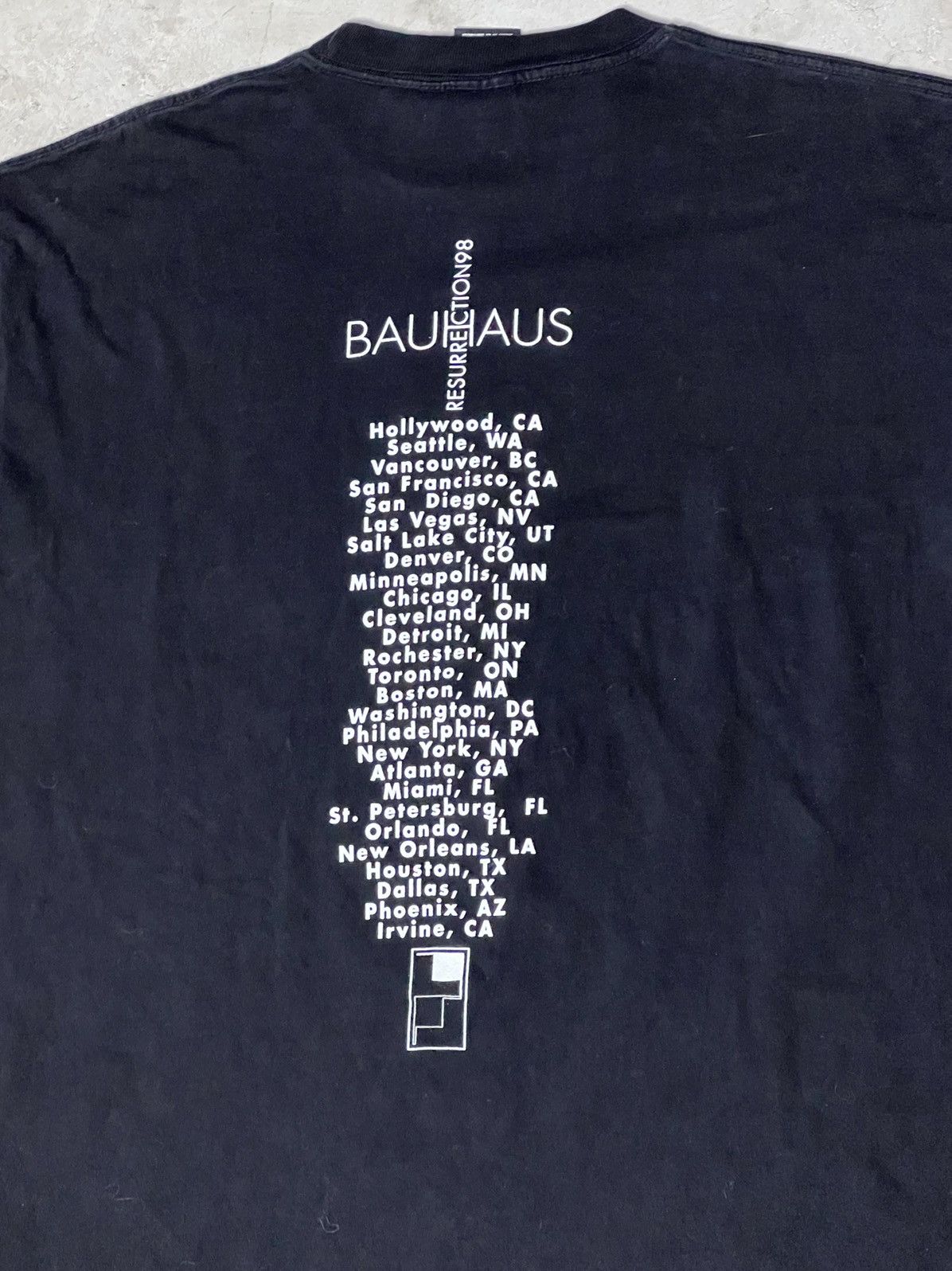Vintage Vintage 1998 Bauhaus Resurrection Tour Band T-Shirt Size US L / EU 52-54 / 3 - 5 Thumbnail