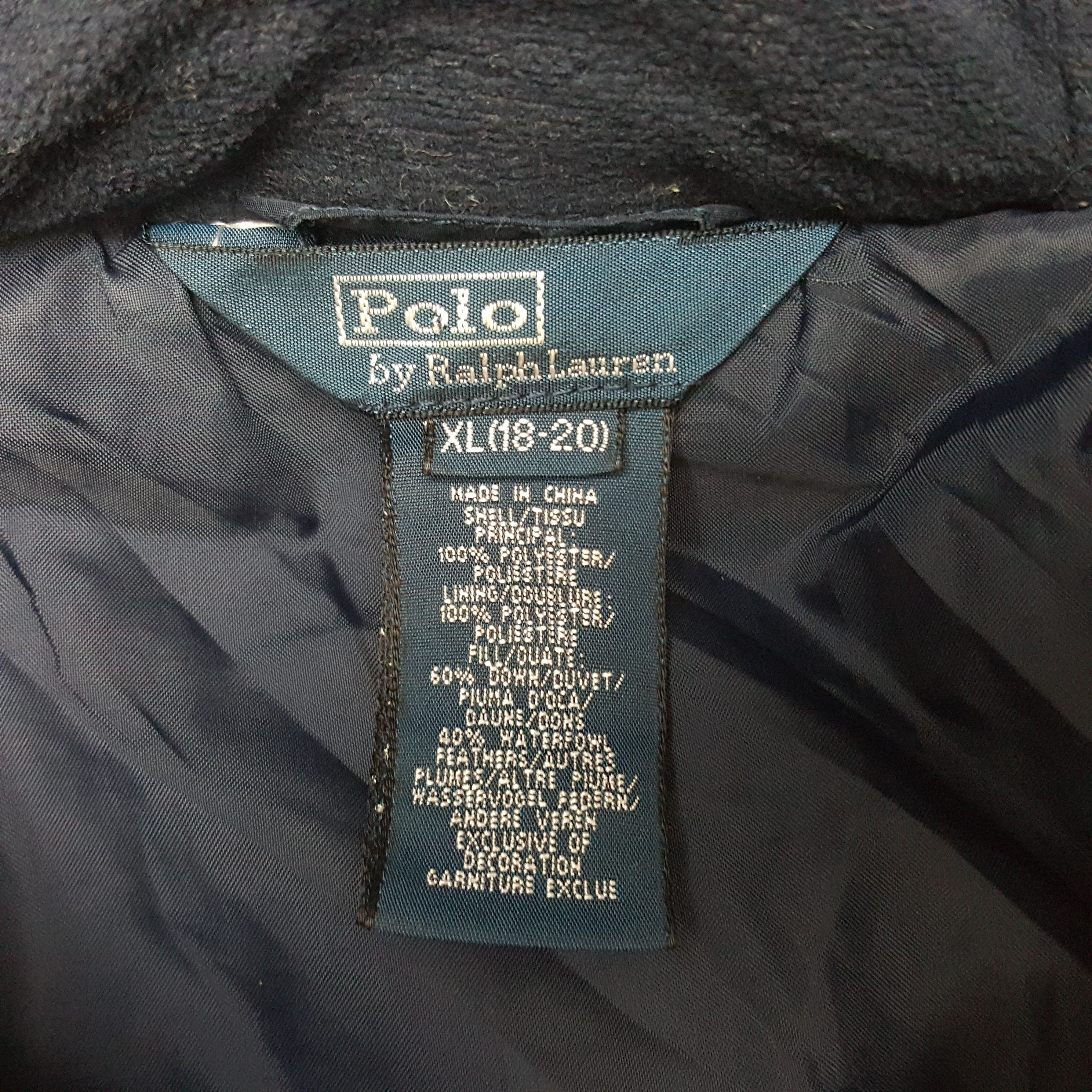 Polo Ralph Lauren × Vintage Vintage Polo Ralph Laurent Puffer Jacket Hoodies Size US L / EU 52-54 / 3 - 5 Thumbnail