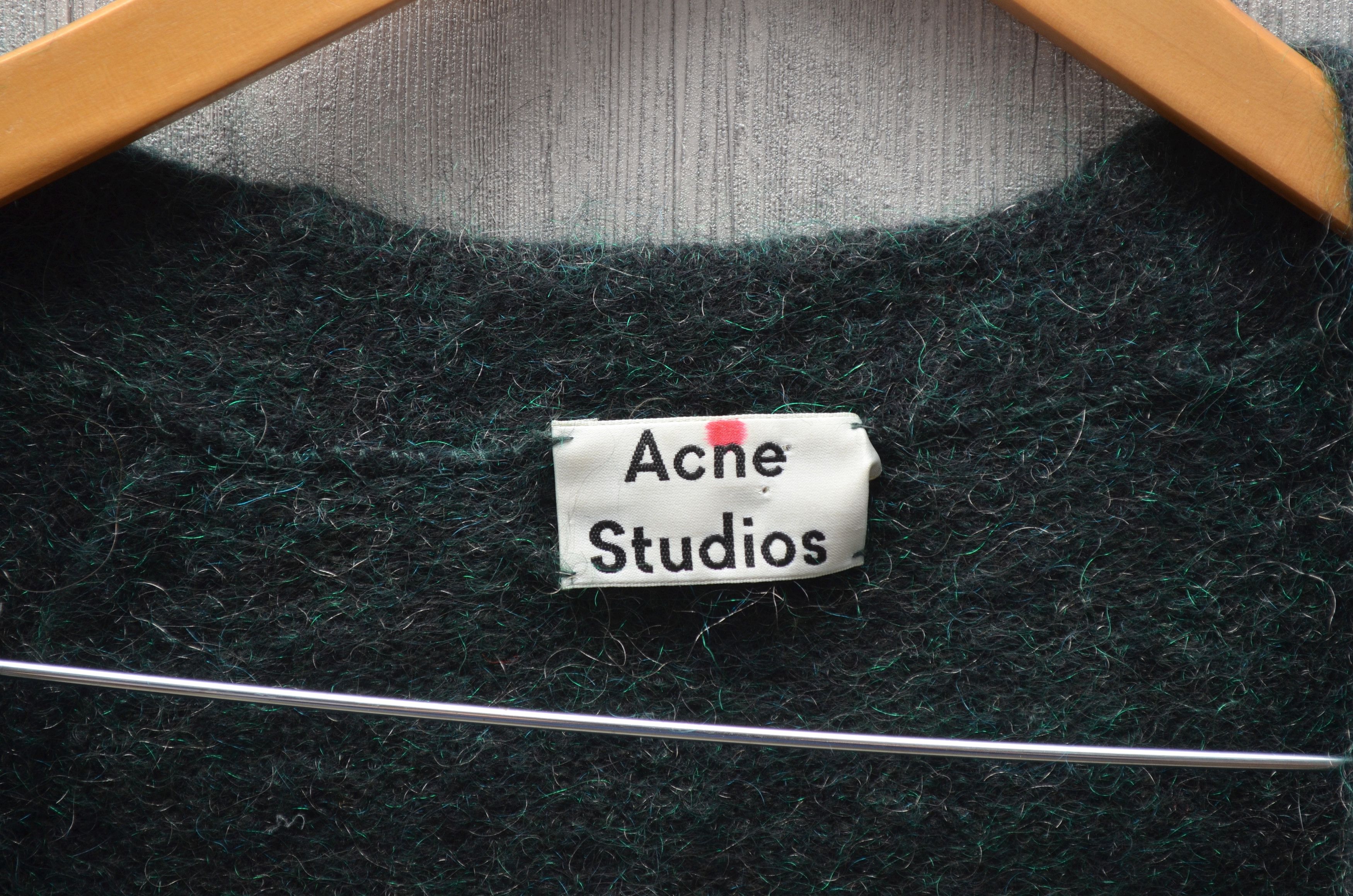 Acne Studios Acne Studios Raya Wool and Mohair-Blend Cardigan Oversized Size US XS / EU 42 / 0 - 12 Thumbnail