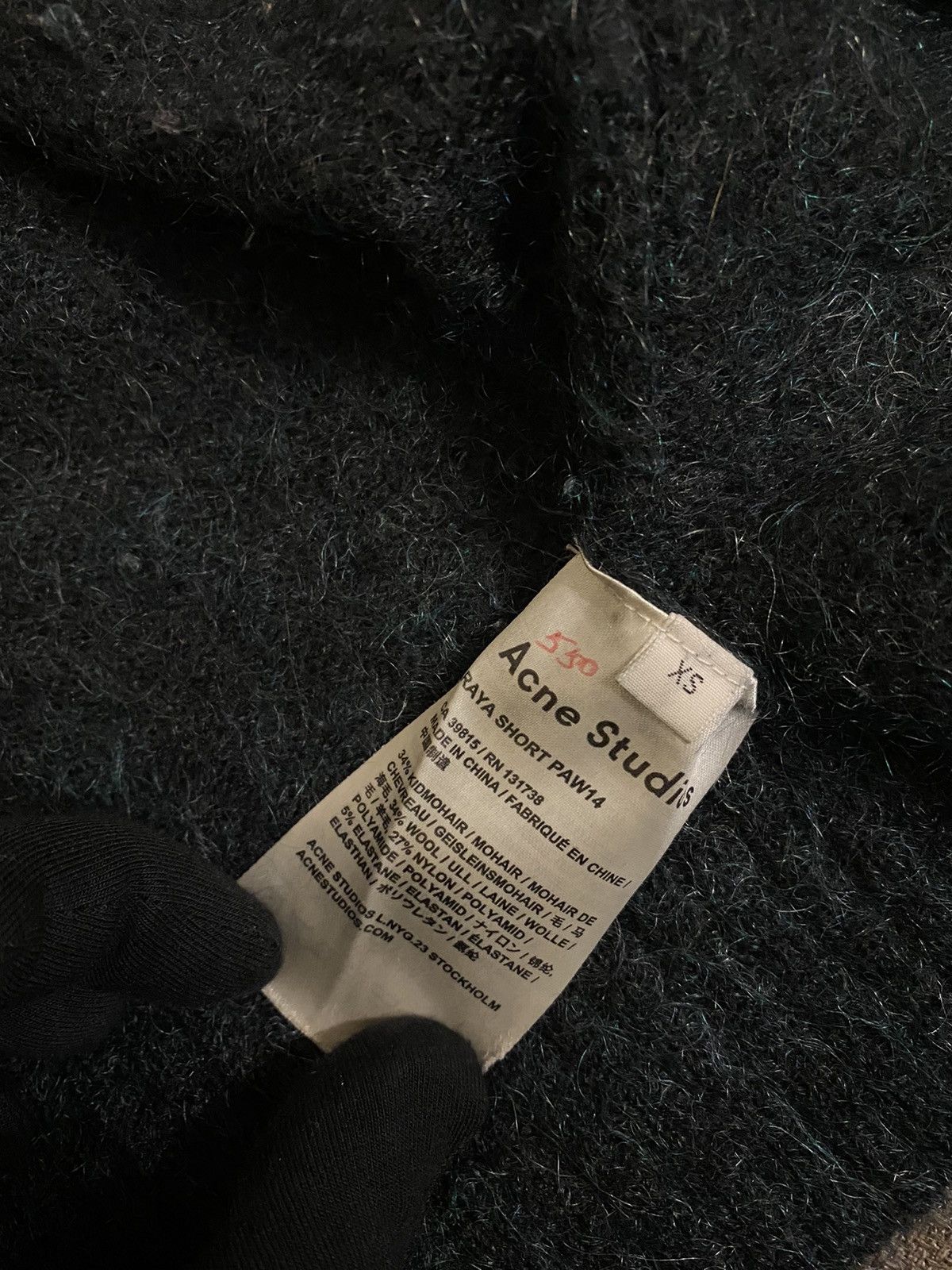 Acne Studios Acne Studios Raya Wool and Mohair-Blend Cardigan Oversized Size US XS / EU 42 / 0 - 13 Thumbnail