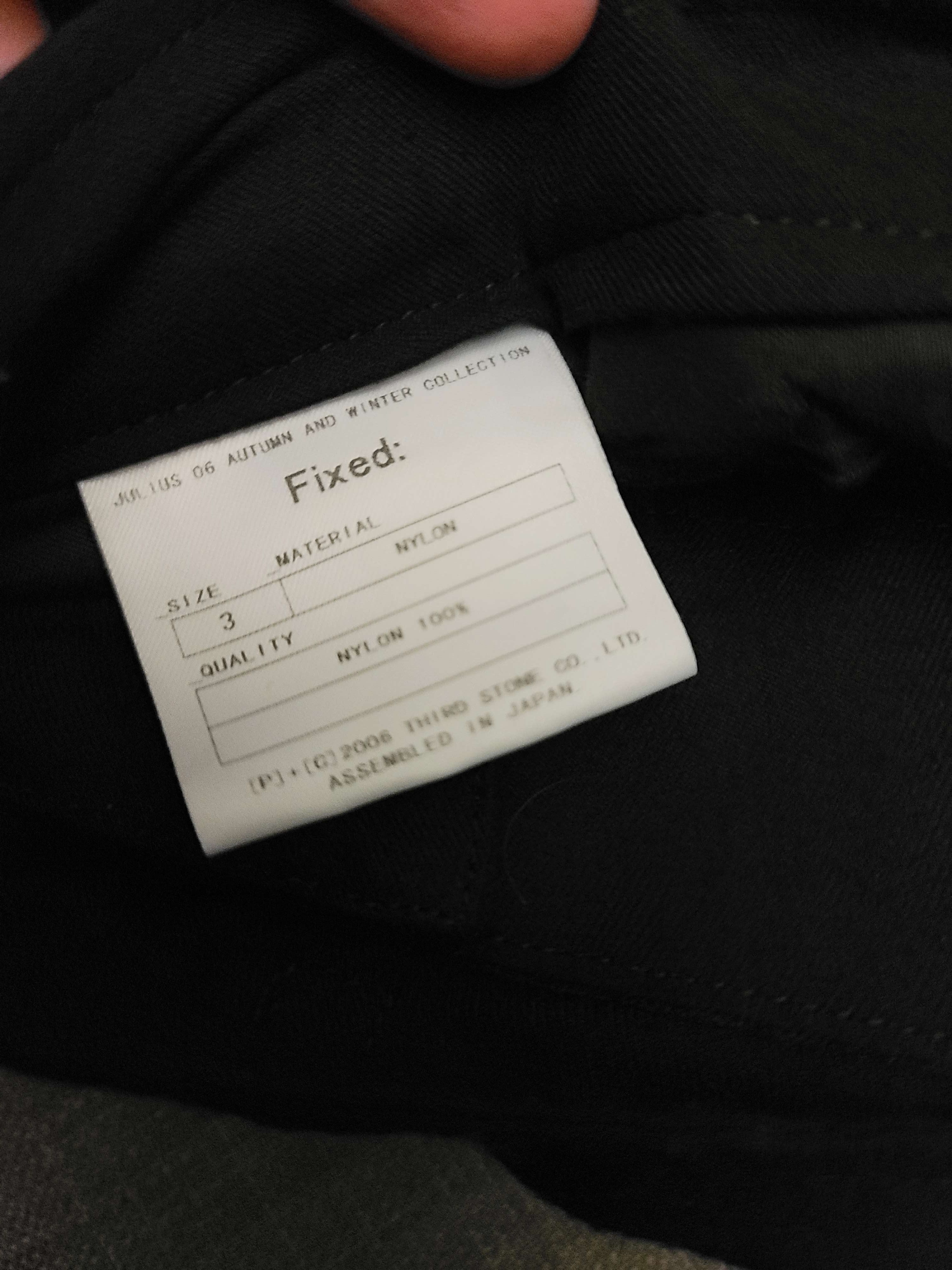 Julius RARE AW06 "Fixed" Military Cargo zip baker fatigue pants Size US 34 / EU 50 - 3 Thumbnail