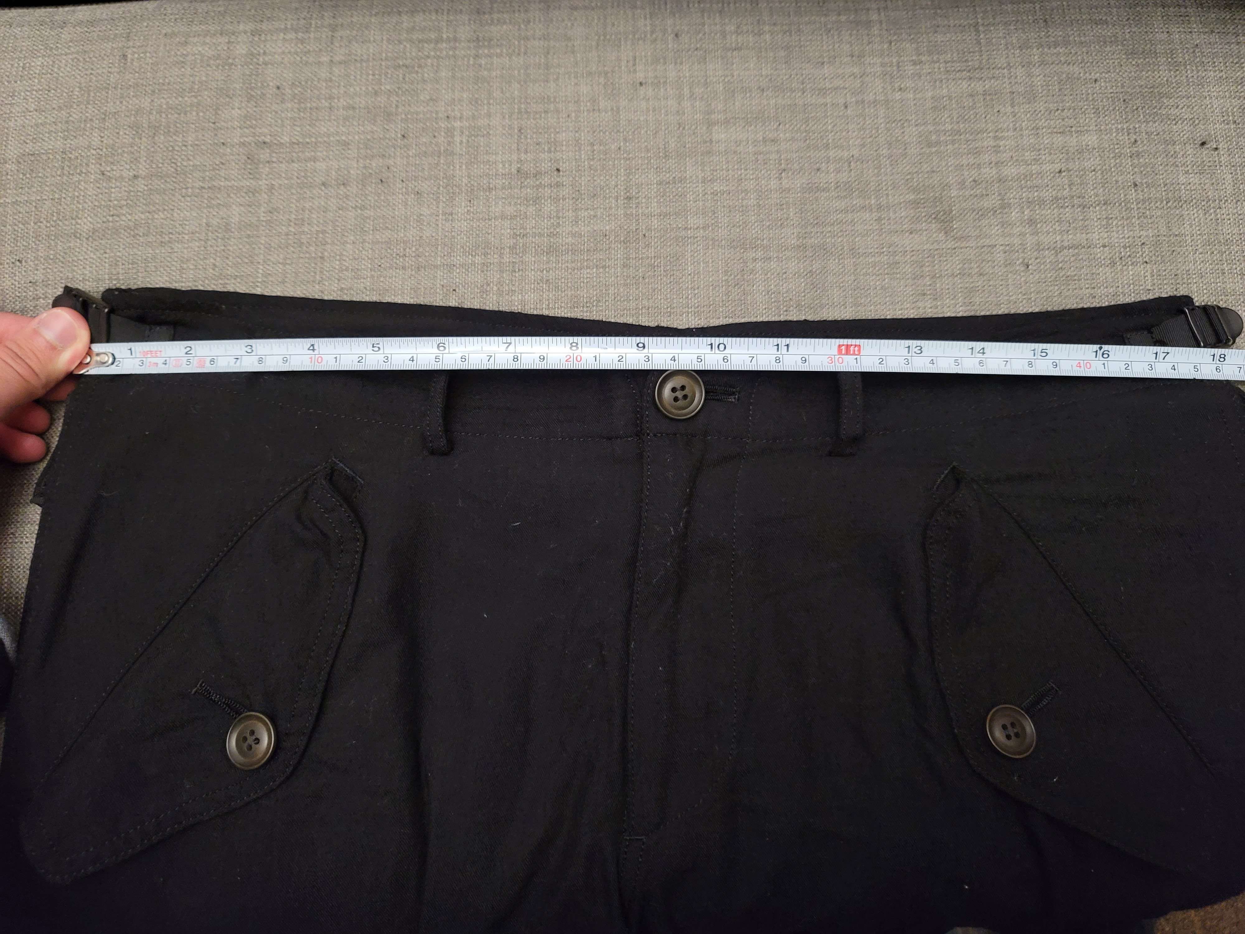 Julius RARE AW06 "Fixed" Military Cargo zip baker fatigue pants Size US 34 / EU 50 - 10 Thumbnail