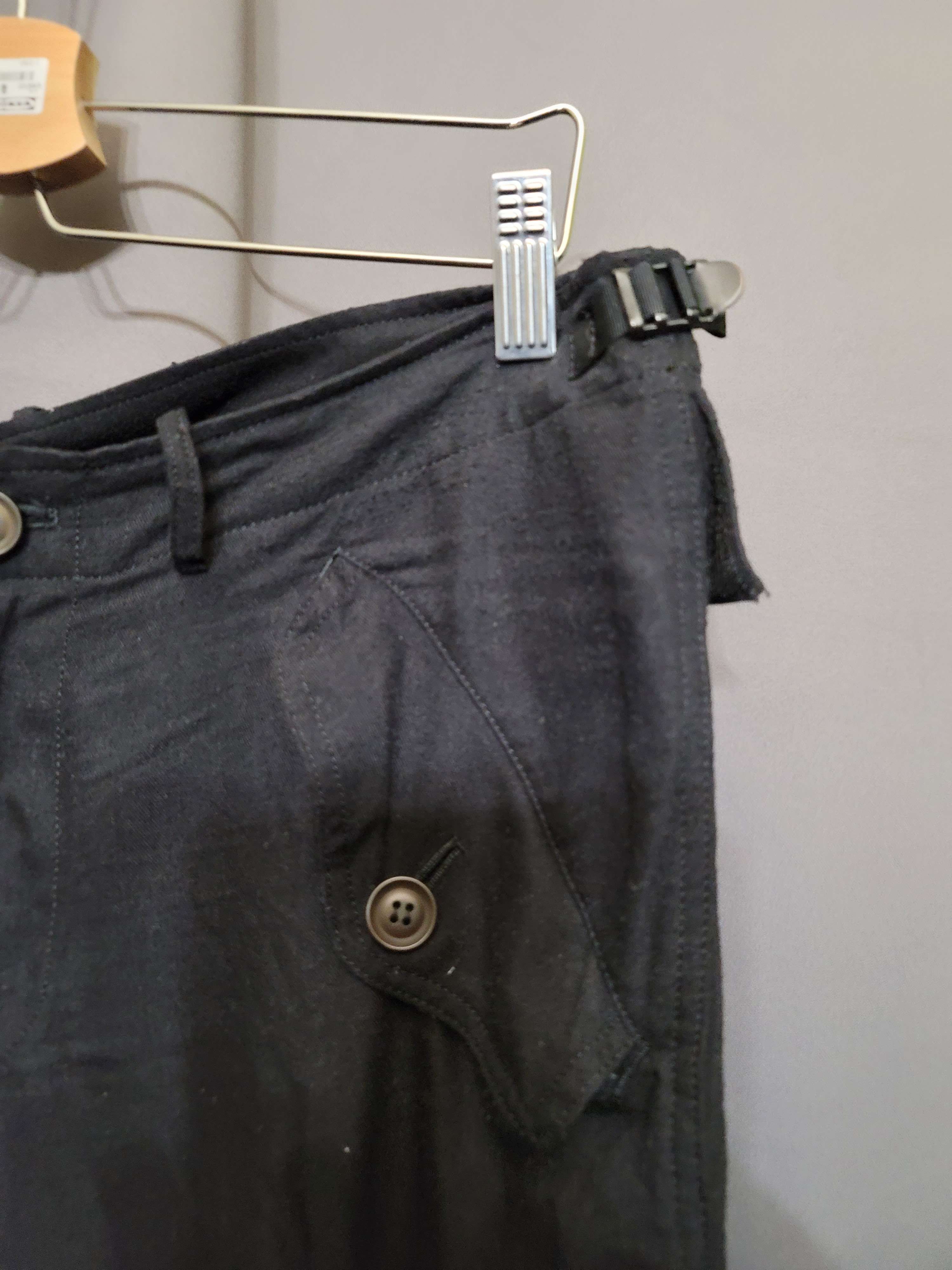 Julius RARE AW06 "Fixed" Military Cargo zip baker fatigue pants Size US 34 / EU 50 - 6 Thumbnail