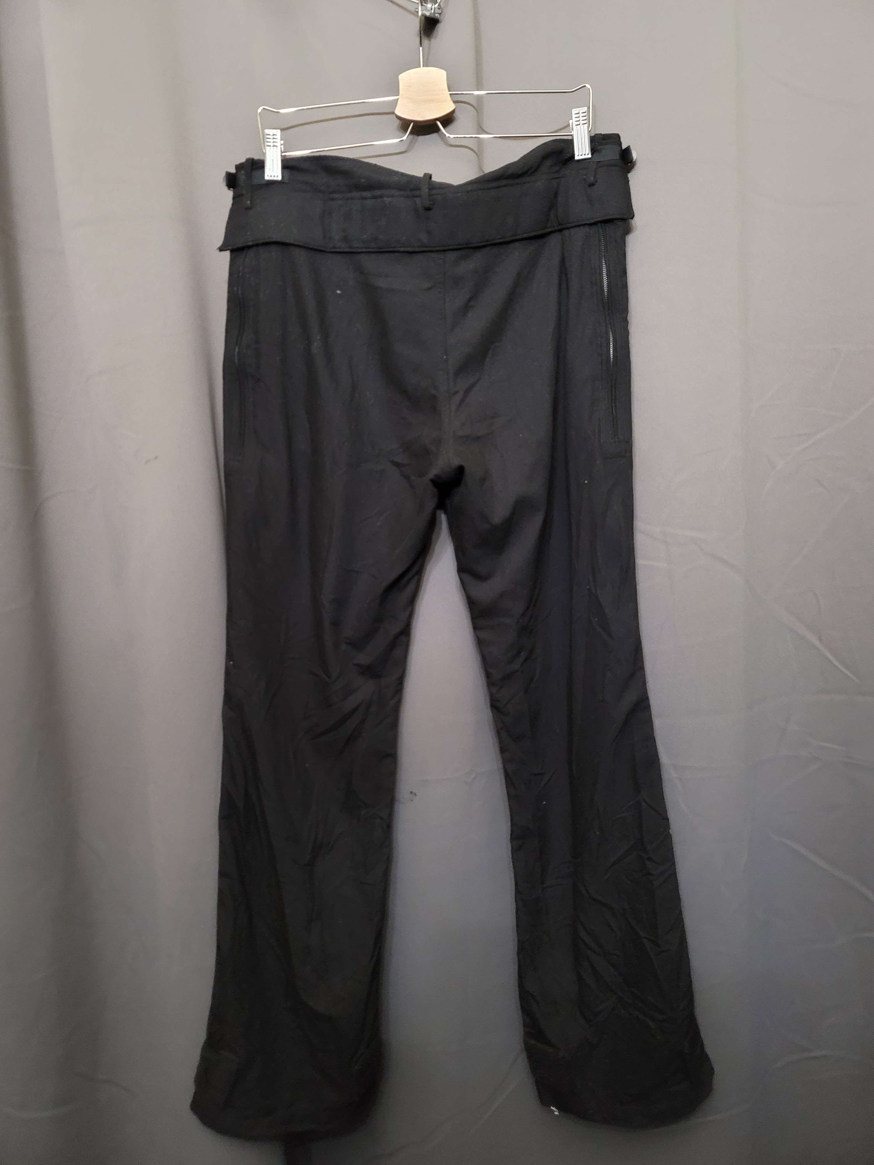 Julius RARE AW06 "Fixed" Military Cargo zip baker fatigue pants Size US 34 / EU 50 - 2 Thumbnail