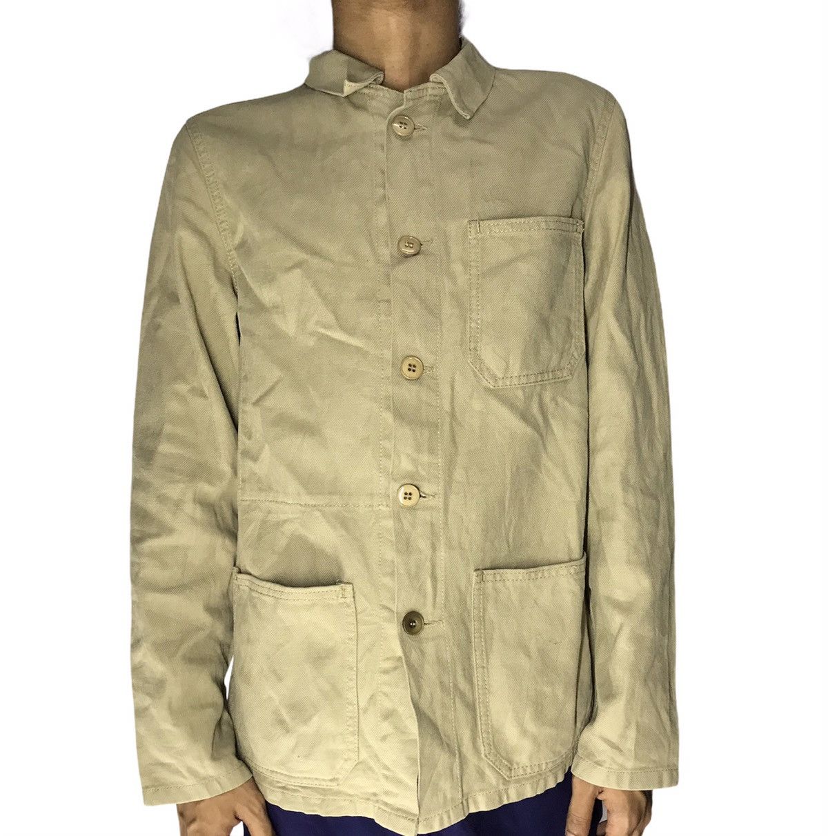 CABANE de ZUCCa × Designer × Issey Miyake Vtg ZUCCA TRAVAIL Cabane De Button Up Shirt Streetwear Size US M / EU 48-50 / 2 - 5 Thumbnail