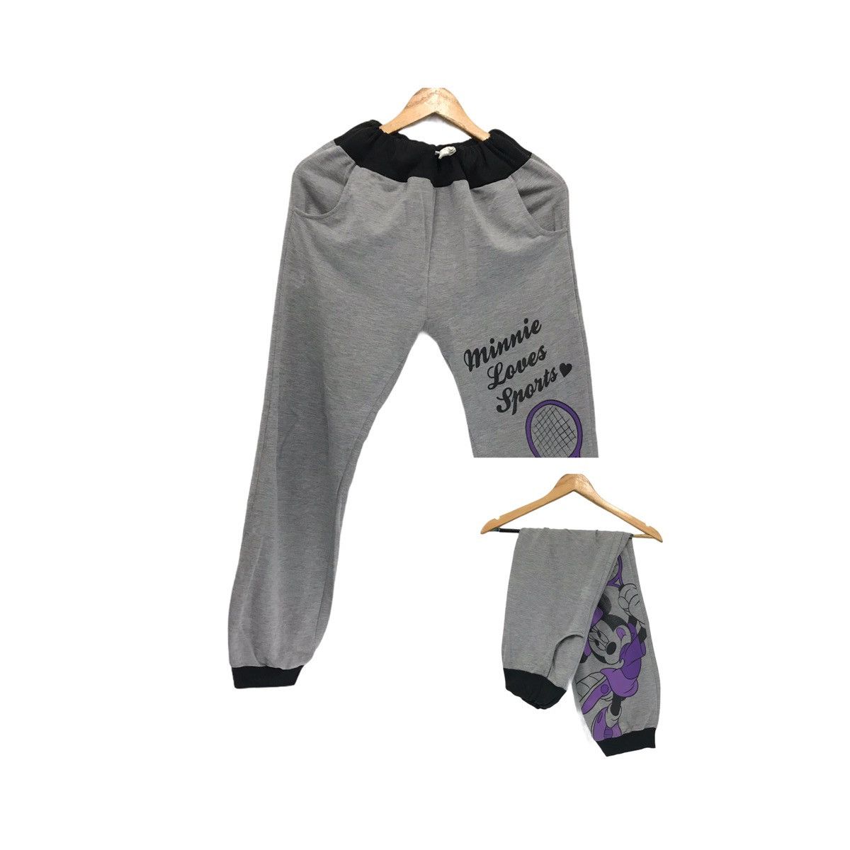 Japanese Brand × Mickey Mouse Vintage Minnie Mouse Sweatpants Size 28" / US 6 / IT 42 - 1 Thumbnail