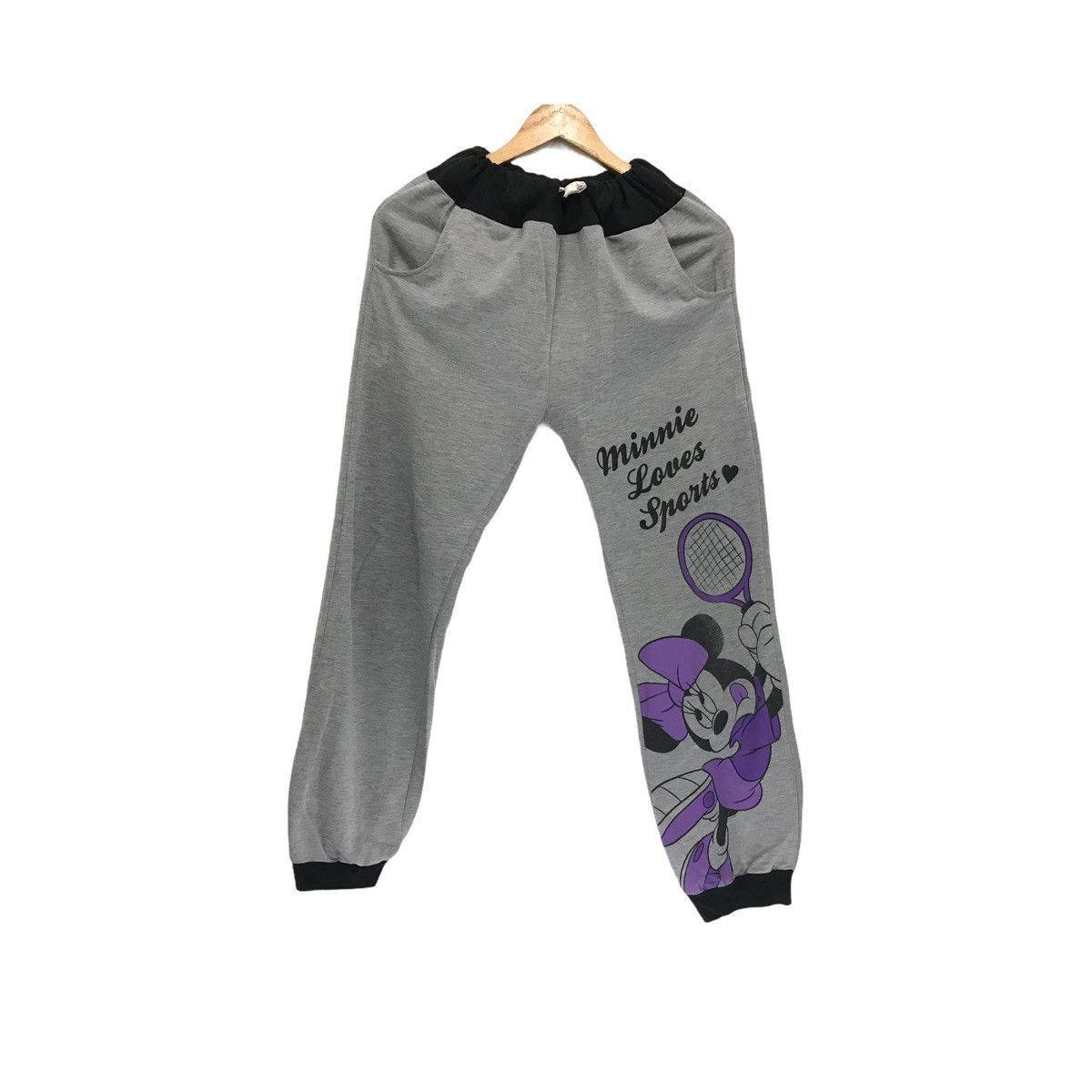 Japanese Brand × Mickey Mouse Vintage Minnie Mouse Sweatpants Size 28" / US 6 / IT 42 - 2 Thumbnail