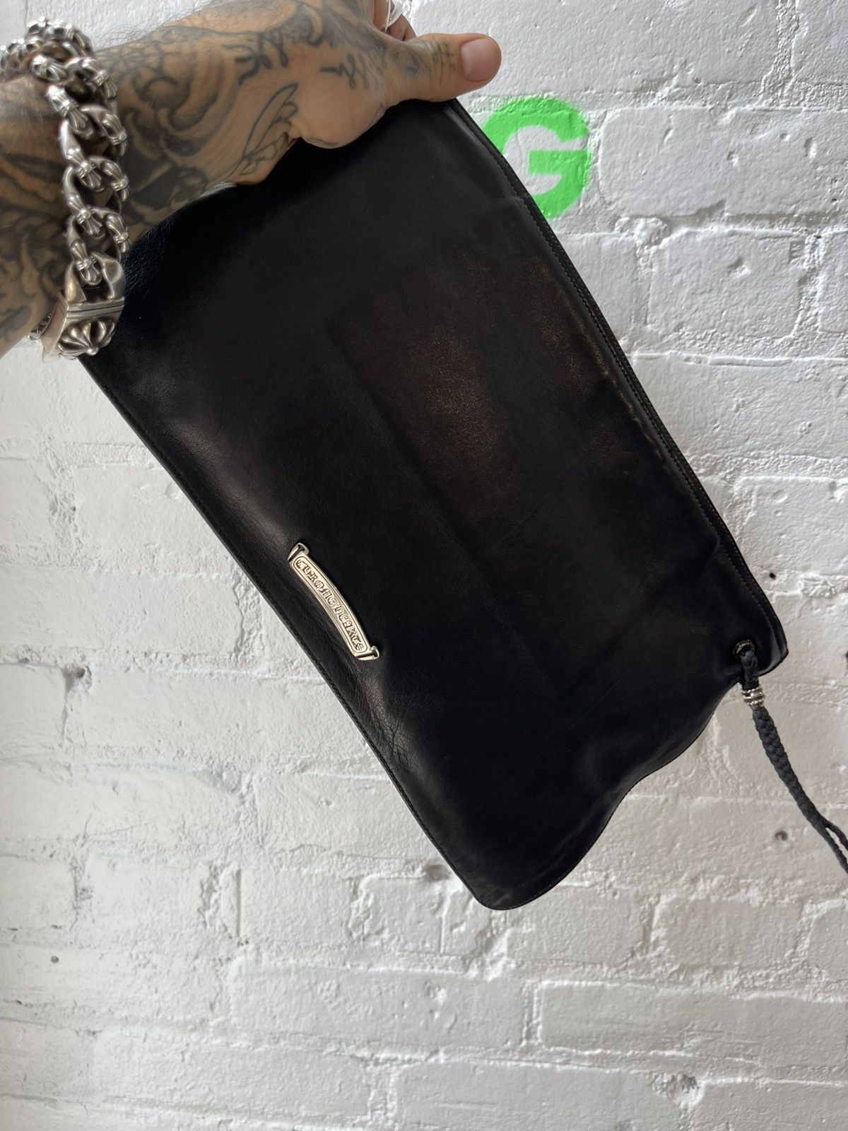 Chrome Hearts Chrome Hearts Custom French “CUNT” Spell Out Bag Leather Size ONE SIZE - 17 Thumbnail