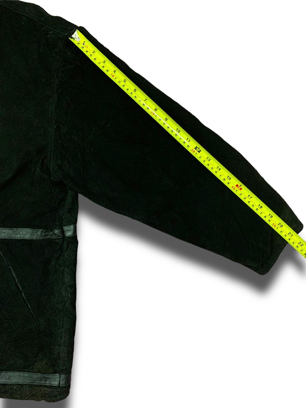 Vintage Archival Cinzia Italian Leather Suede Black Jacket Size US M / EU 48-50 / 2 - 13 Thumbnail