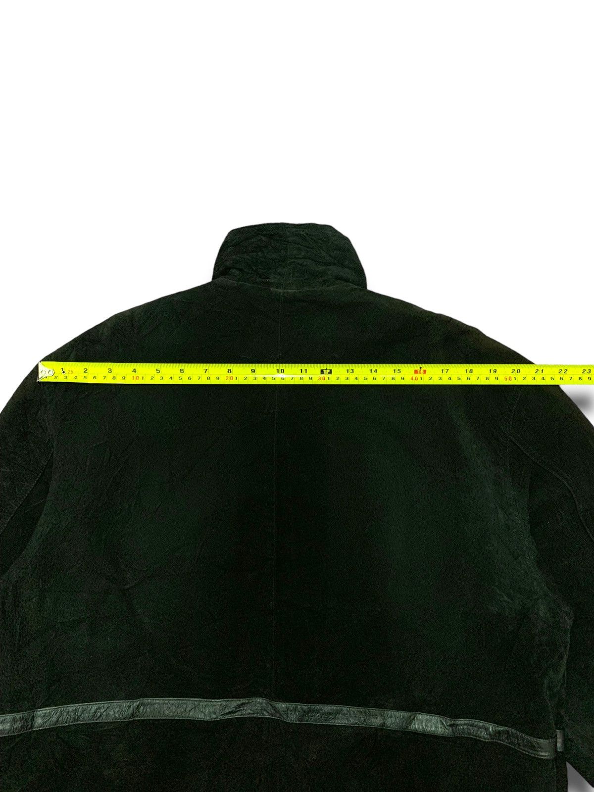Vintage Archival Cinzia Italian Leather Suede Black Jacket Size US M / EU 48-50 / 2 - 14 Thumbnail