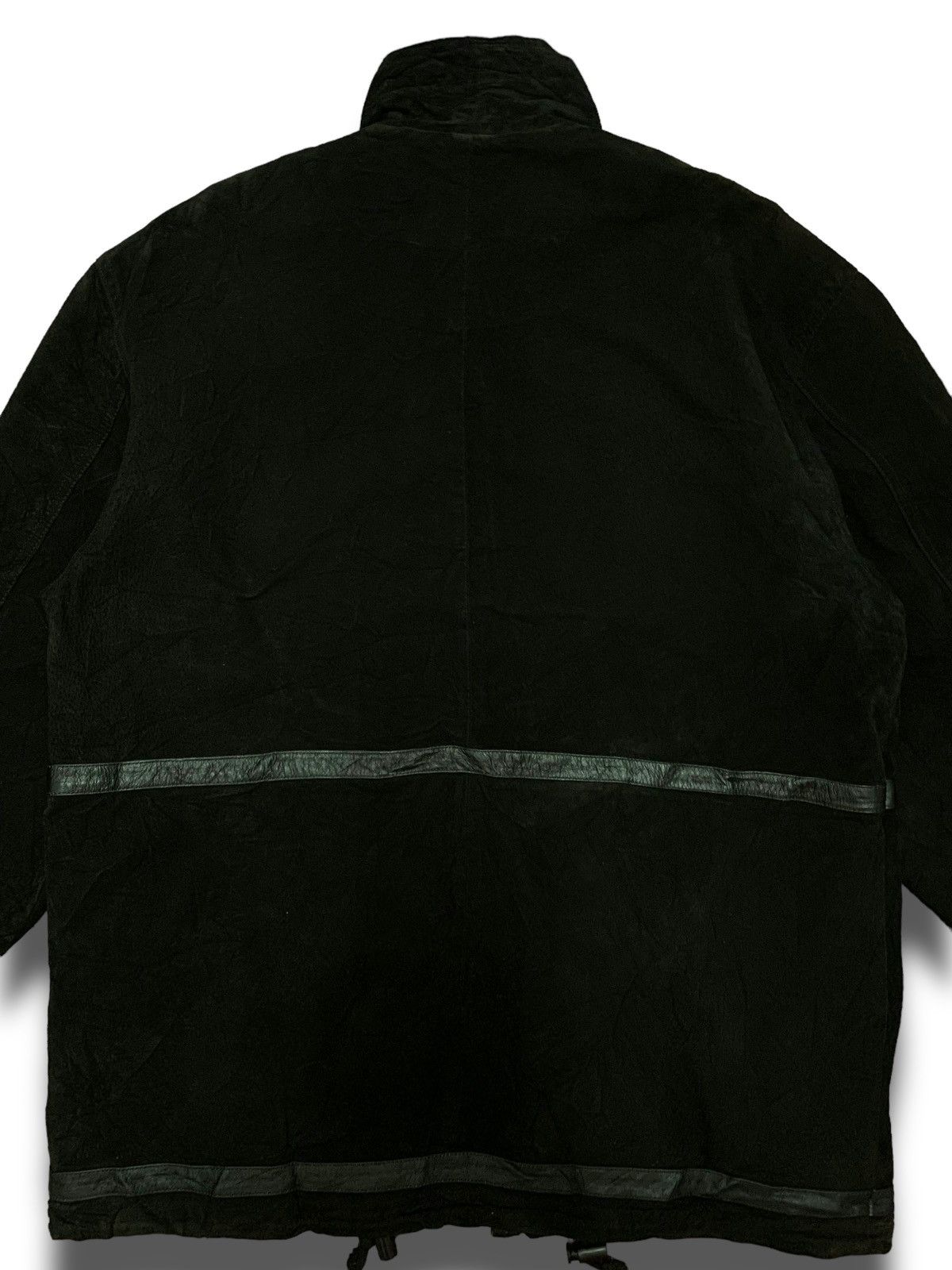 Vintage Archival Cinzia Italian Leather Suede Black Jacket Size US M / EU 48-50 / 2 - 4 Thumbnail