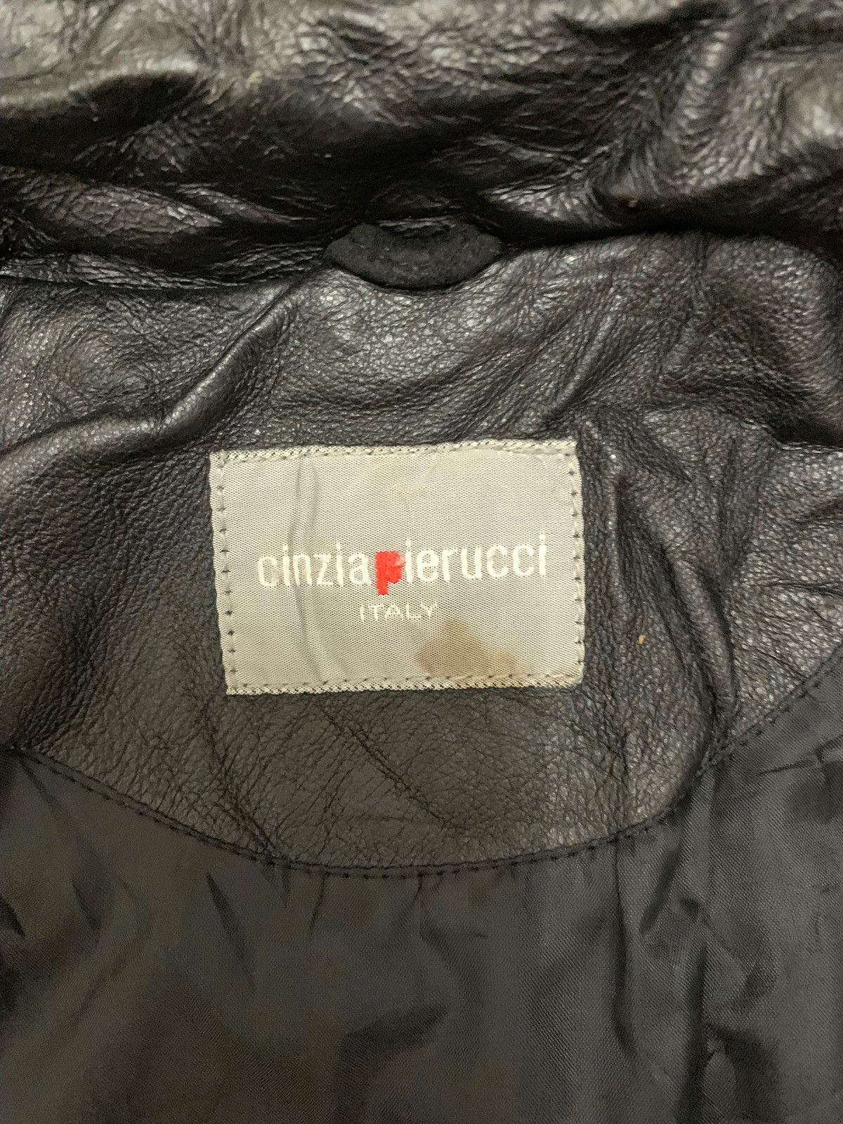 Vintage Archival Cinzia Italian Leather Suede Black Jacket Size US M / EU 48-50 / 2 - 8 Thumbnail