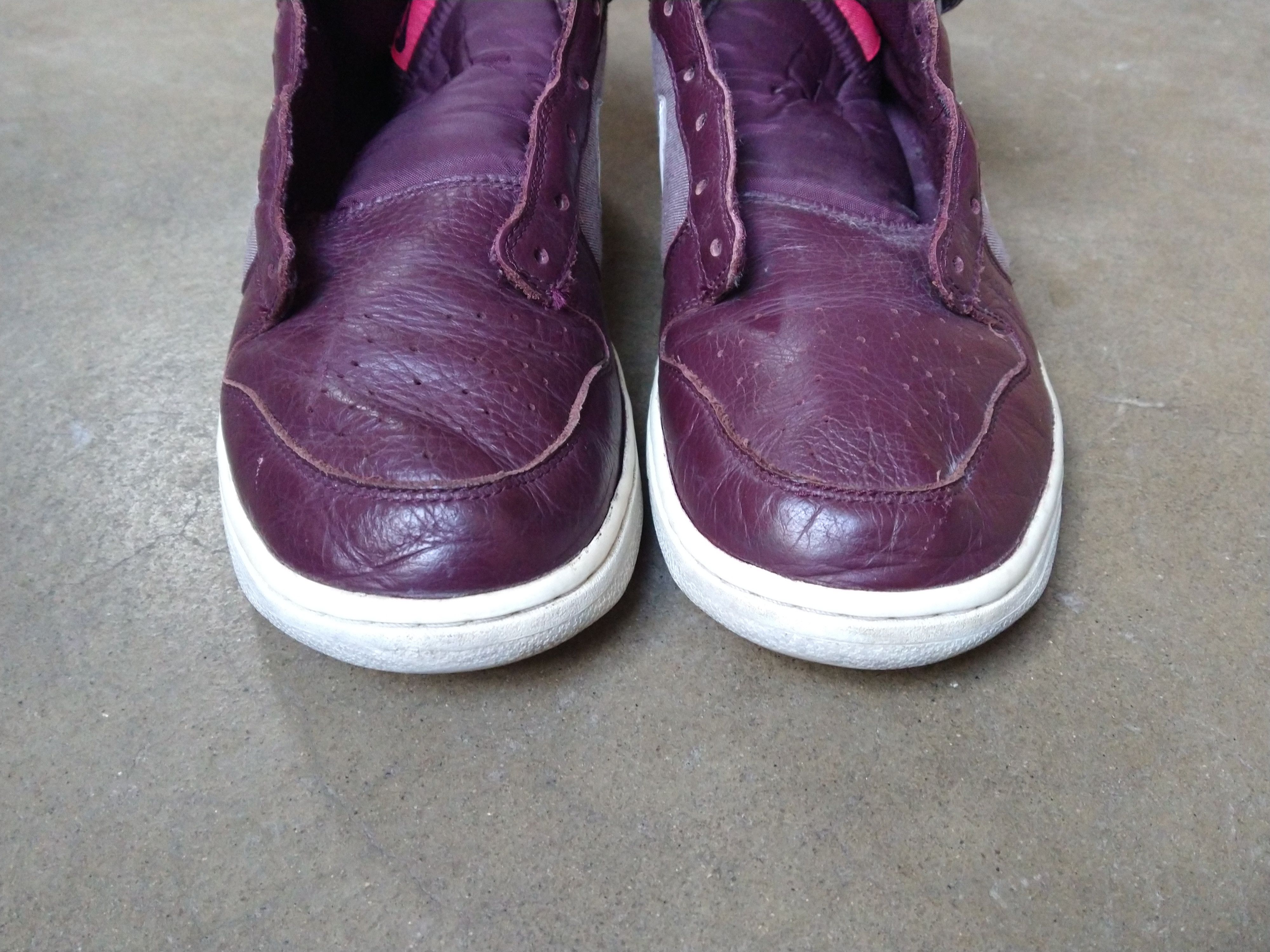 Nike Nike Dunk High Red Burgundy Mahogany Size 12 317982-607 Size US 12 / EU 45 - 4 Thumbnail