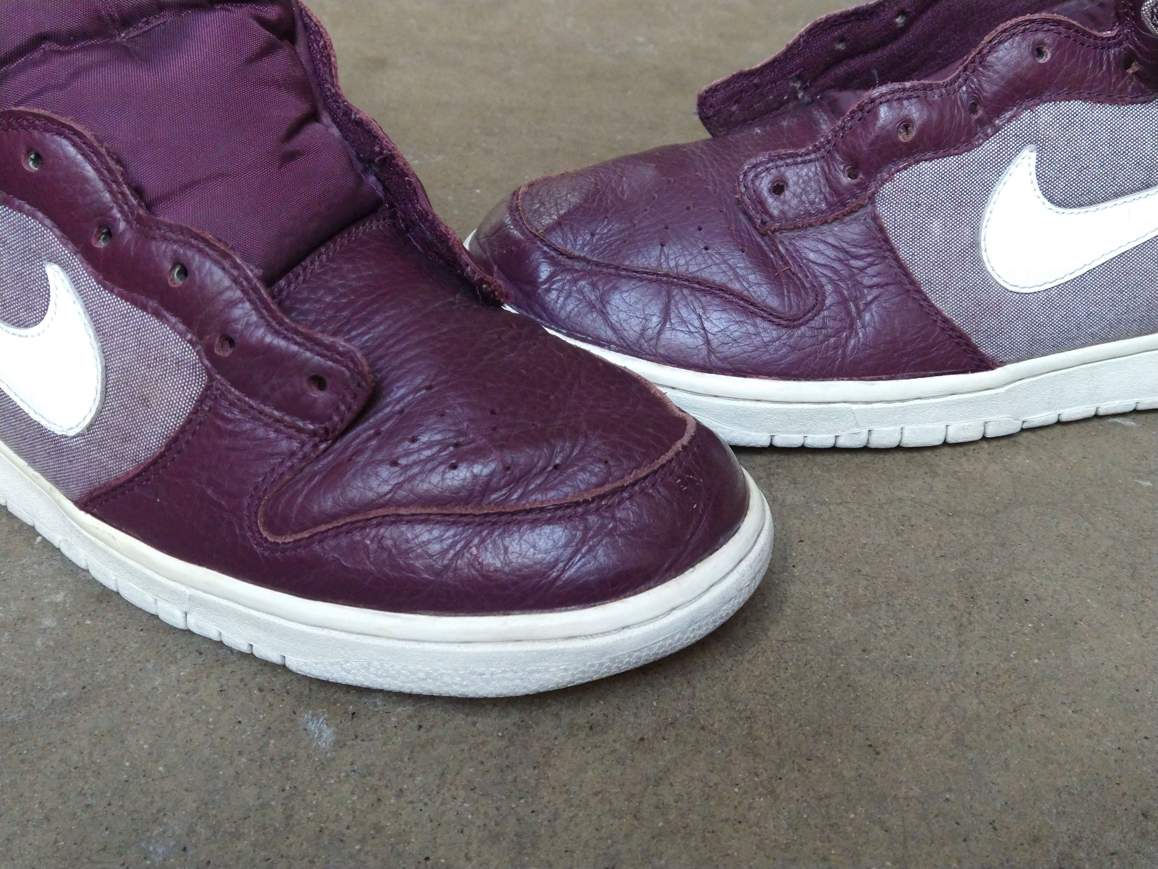 Nike Nike Dunk High Red Burgundy Mahogany Size 12 317982-607 Size US 12 / EU 45 - 3 Thumbnail