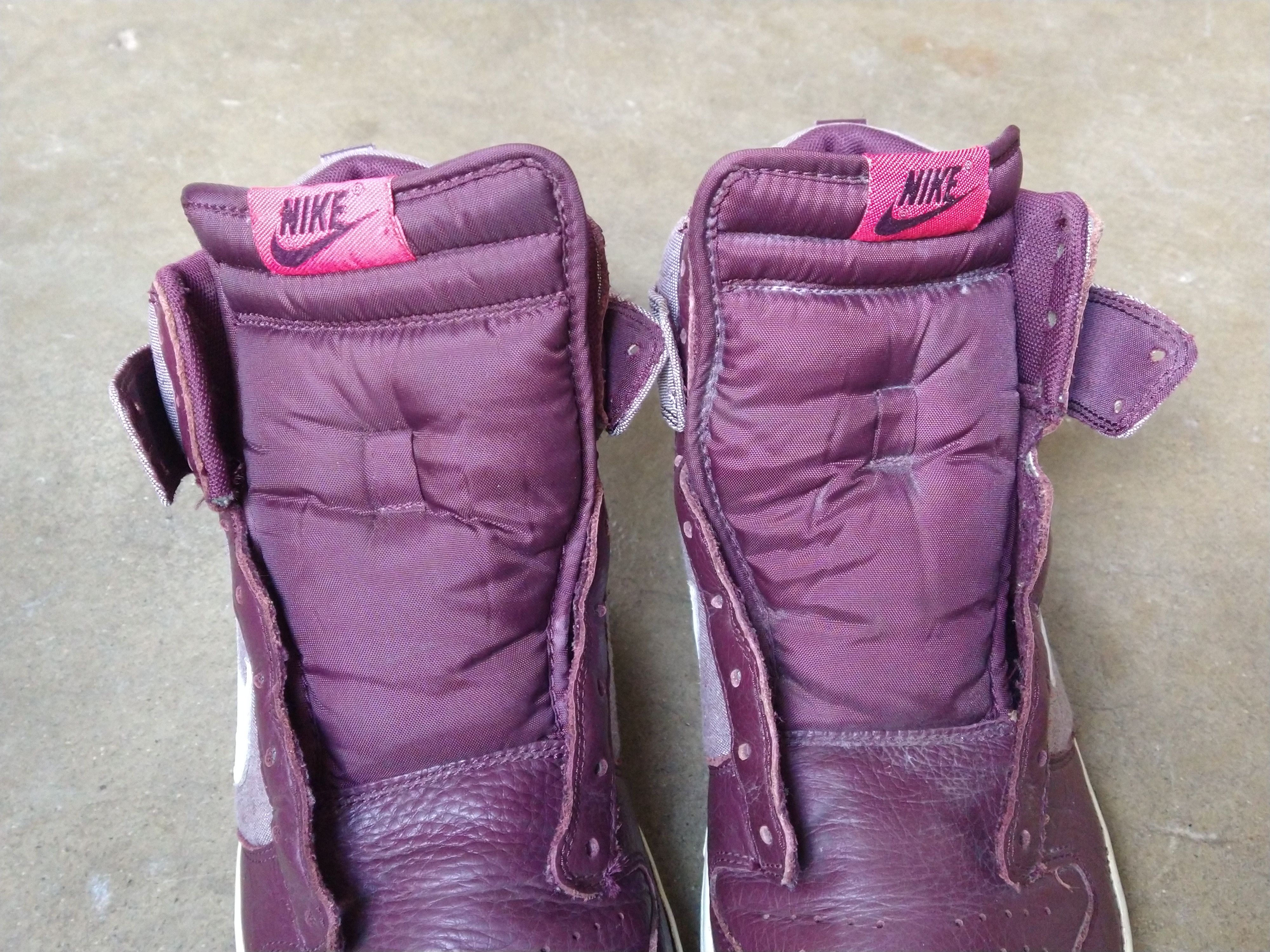 Nike Nike Dunk High Red Burgundy Mahogany Size 12 317982-607 Size US 12 / EU 45 - 6 Thumbnail