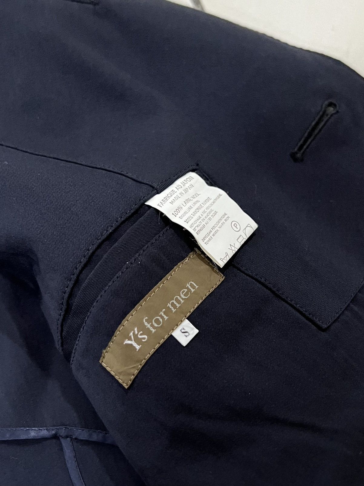 Yohji Yamamoto 🔥NEED GONE🔥 Y’S FOR MEN LINEN WOOL &RAYON CARDIGAN JACKET Size US S / EU 44-46 / 1 - 9 Thumbnail