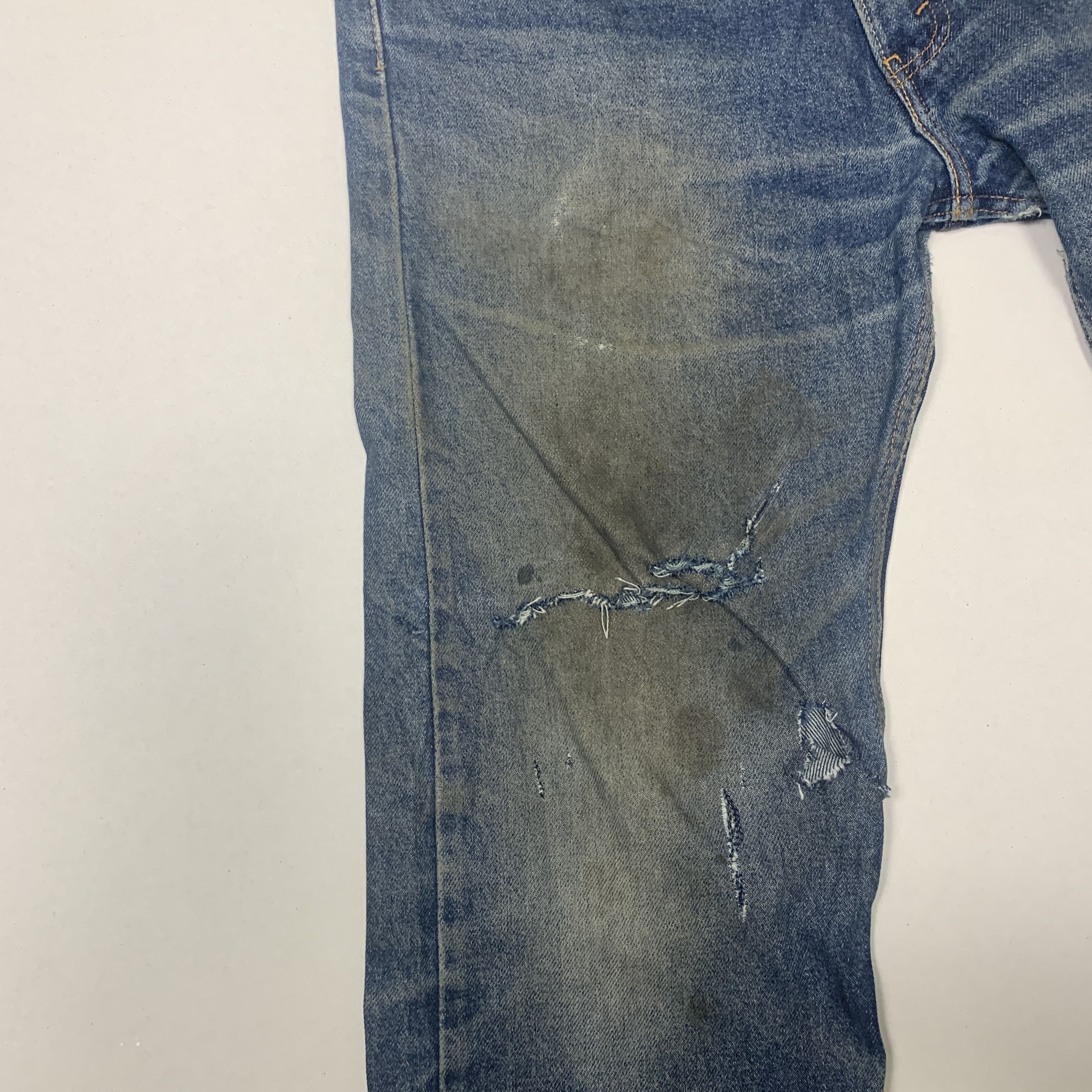 Levi's Vintage LEVI'S 505 Distressed Faded Jeans P0025 Size US 36 / EU 52 - 6 Thumbnail