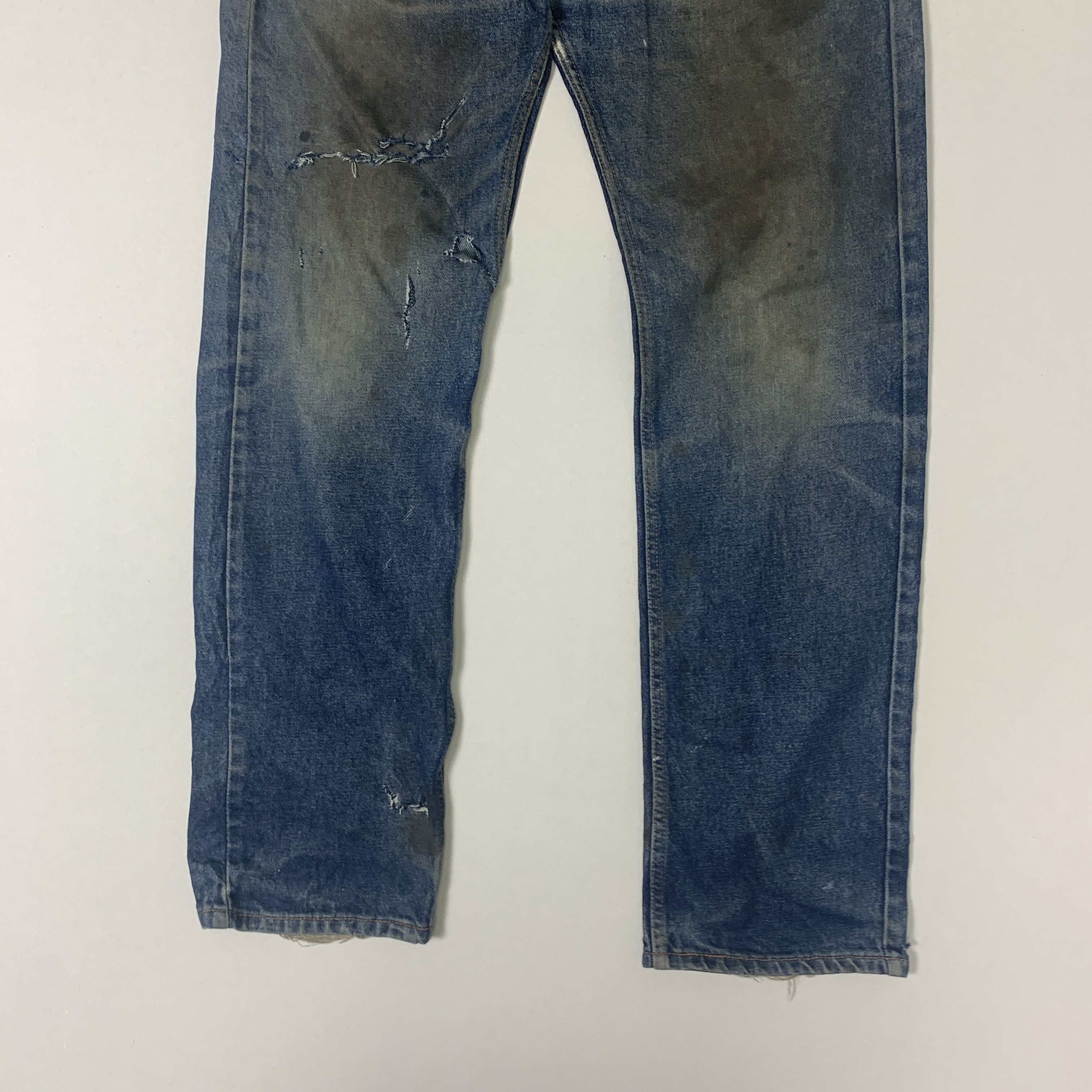 Levi's Vintage LEVI'S 505 Distressed Faded Jeans P0025 Size US 36 / EU 52 - 4 Thumbnail