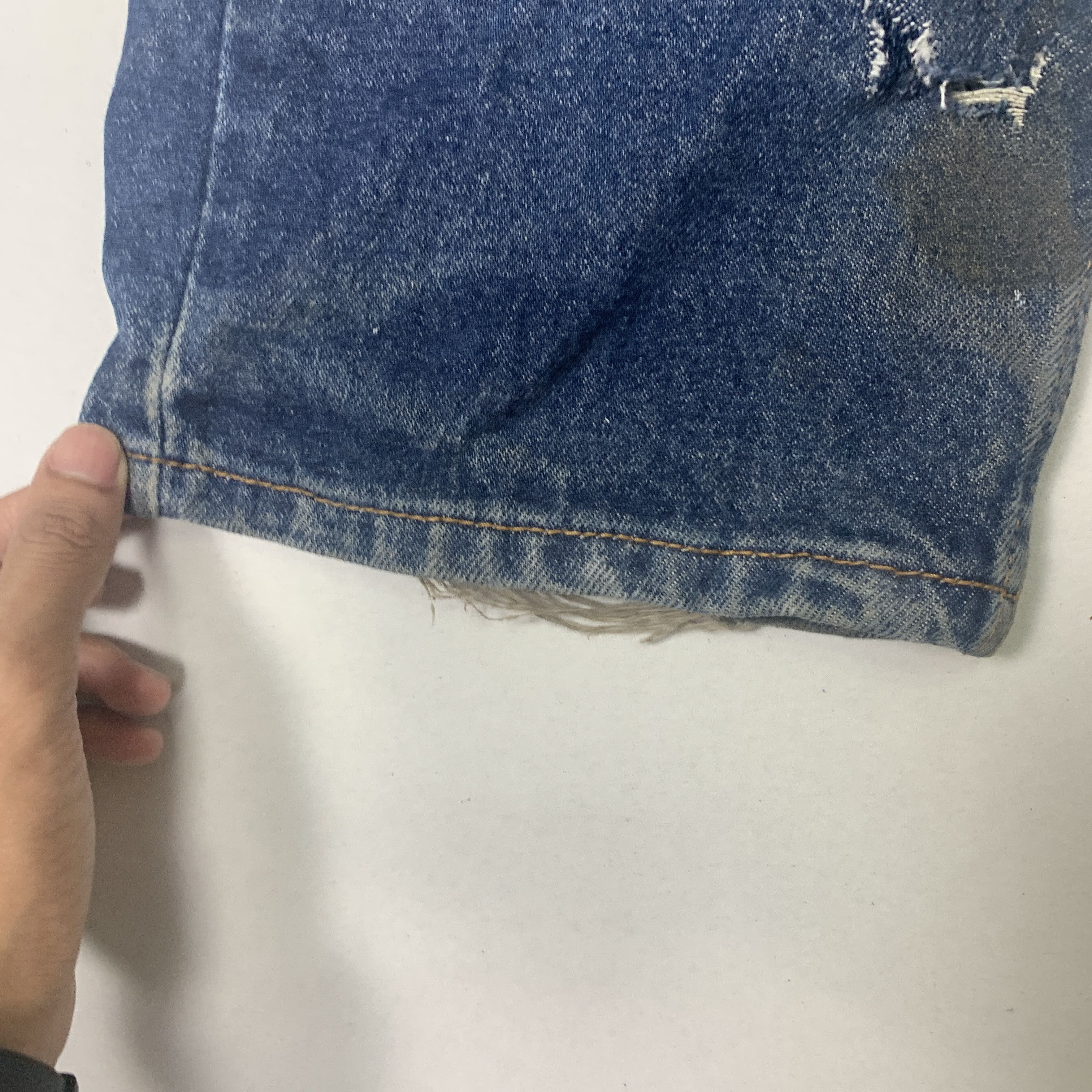 Levi's Vintage LEVI'S 505 Distressed Faded Jeans P0025 Size US 36 / EU 52 - 8 Thumbnail