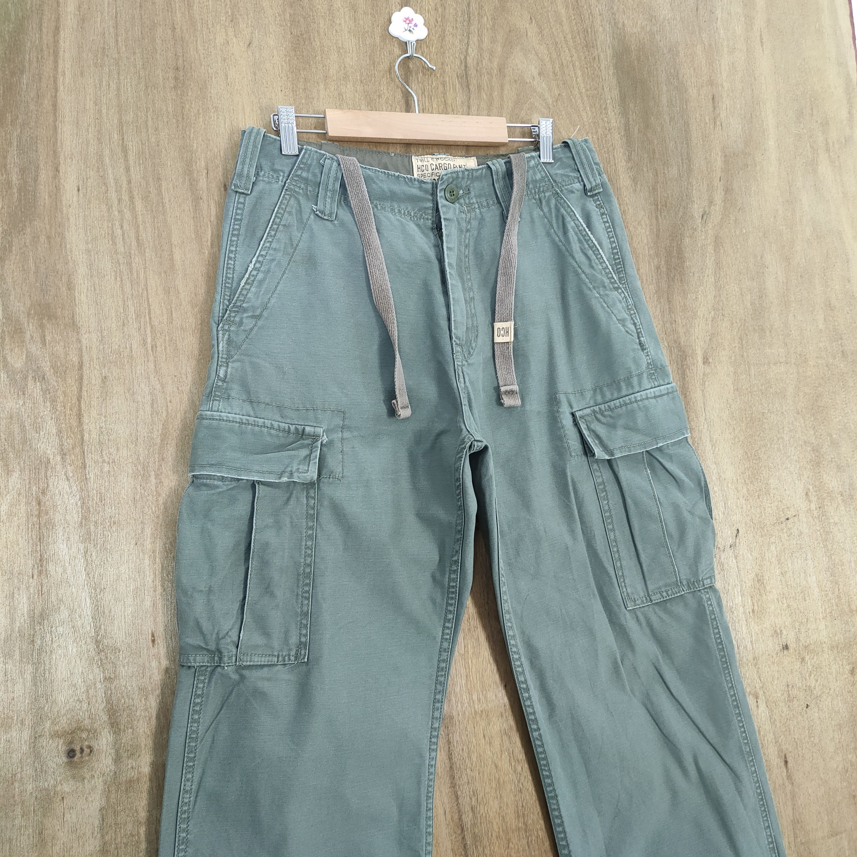 Japanese Brand VINTAGE HCO FADED CARGO PANTS Size US 30 / EU 46 - 4 Thumbnail