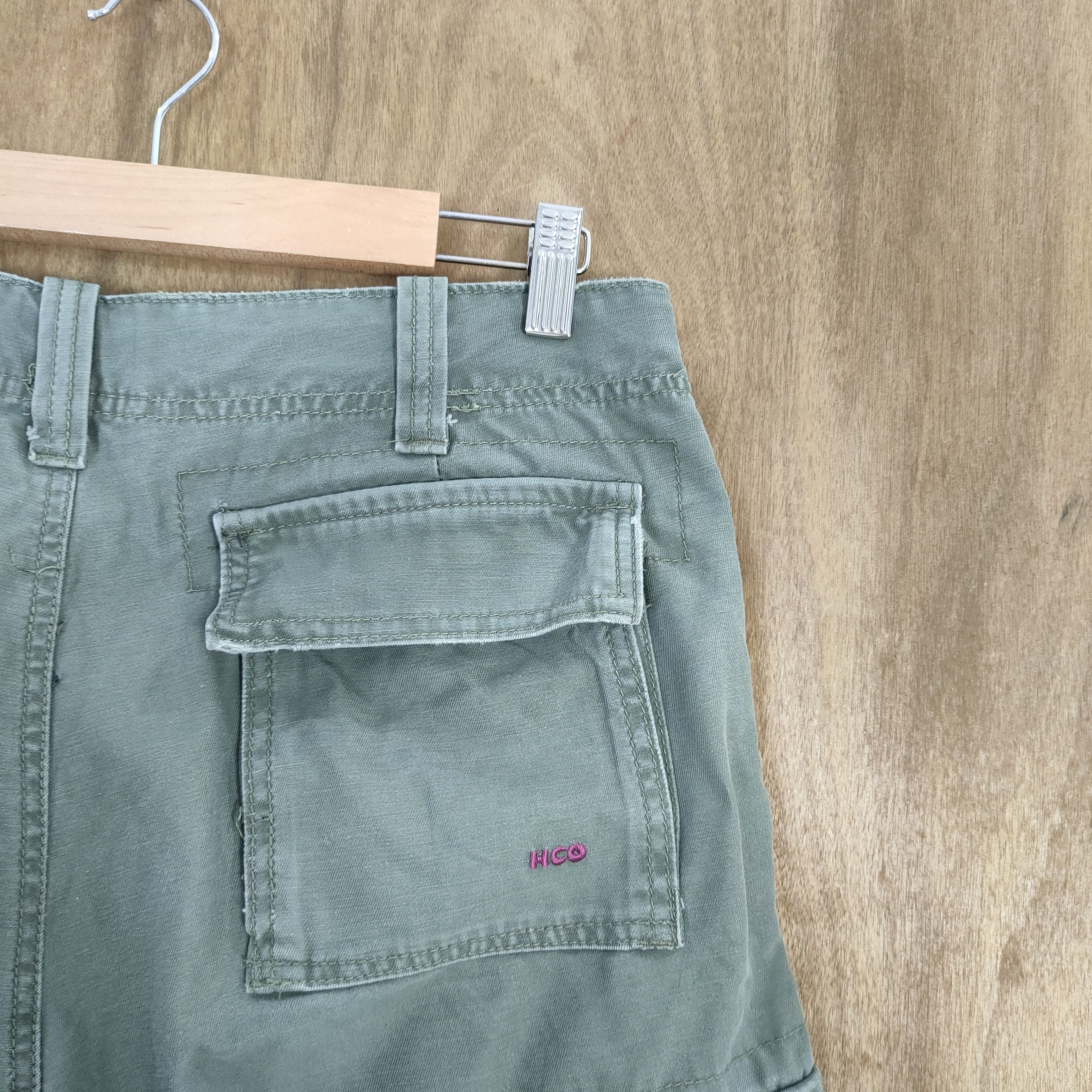 Japanese Brand VINTAGE HCO FADED CARGO PANTS Size US 30 / EU 46 - 11 Thumbnail